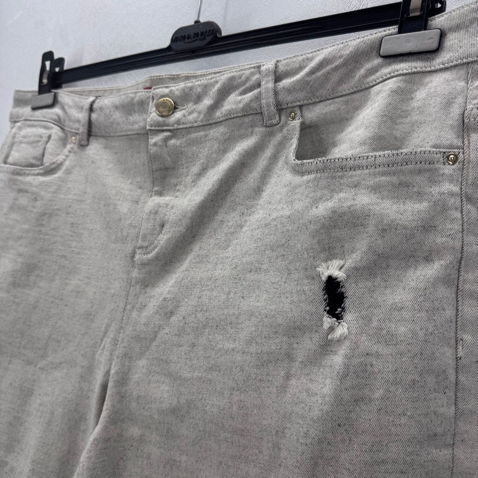 Marina Rinaldi Marina Rinaldi Radiante Cotton Blend Jeans Stretch US 24 Size 24" / US 00 / IT 34 - 2 Thumbnail