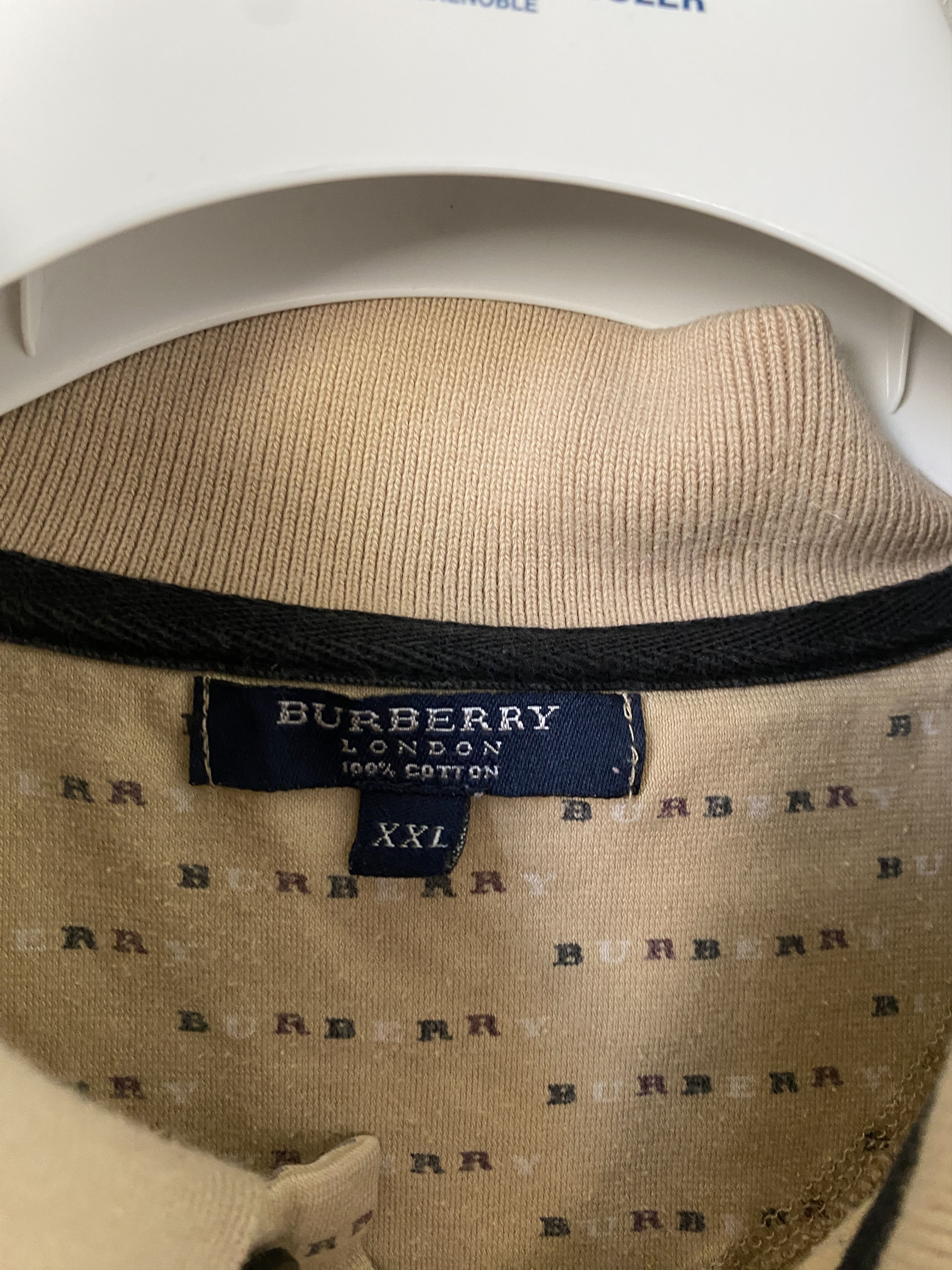 Burberry Burberry multi logo polo t-shirt tee Size US XXL / EU 58 / 5 - 3 Thumbnail