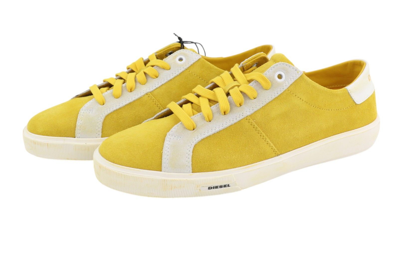 Diesel S-Mydori Lc Mens Sneakers EU44 Yellow Suede Leather 40953 Size US 11 / EU 44 - 4 Thumbnail