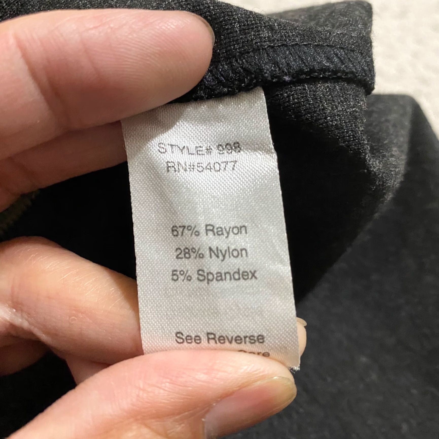 Vintage Cabi Skirt Womens 2 Gray Stretch Ponte Faux Wrap Pencil Straight & Pencil Style Fall Spring Summer 2 Gray Womens Skirt Size 26" / US 2 / IT 38 - 7 Thumbnail