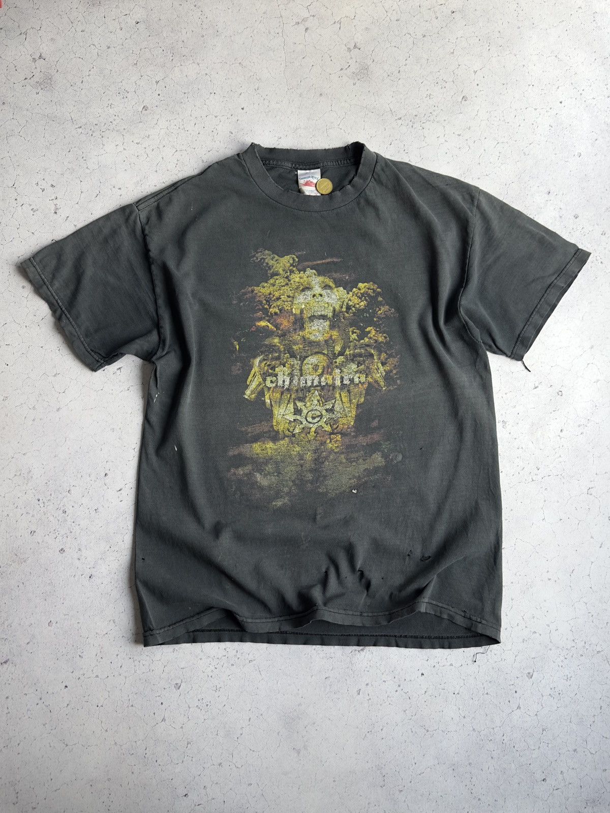 Band Tees Vintage 2000’s Chimaira Black Heavy Metal Faded Tee Size US L / EU 52-54 / 3 - 1 Thumbnail