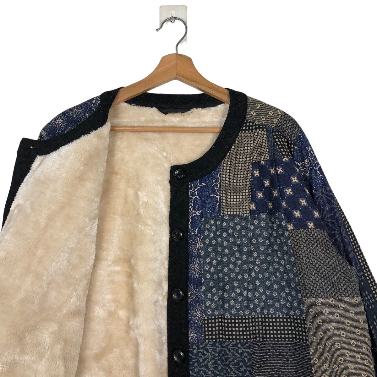 Indigo 🔥Vintage Button Jacket Indigo Sissoko Blue Issey Miyake Size US L / EU 52-54 / 3 - 12 Thumbnail