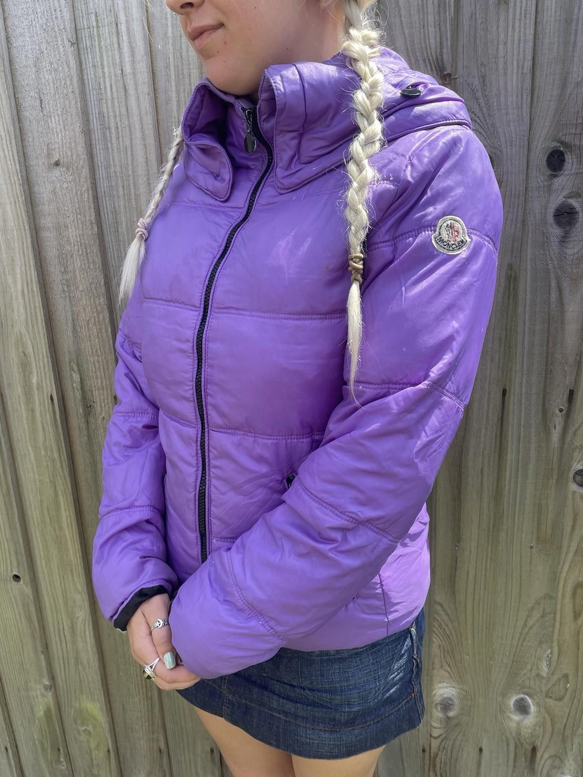 Moncler Vintage Moncler Woman’s Purple Puffer Jacket Size 2 Size M / US 6-8 / IT 42-44 - 2 Thumbnail