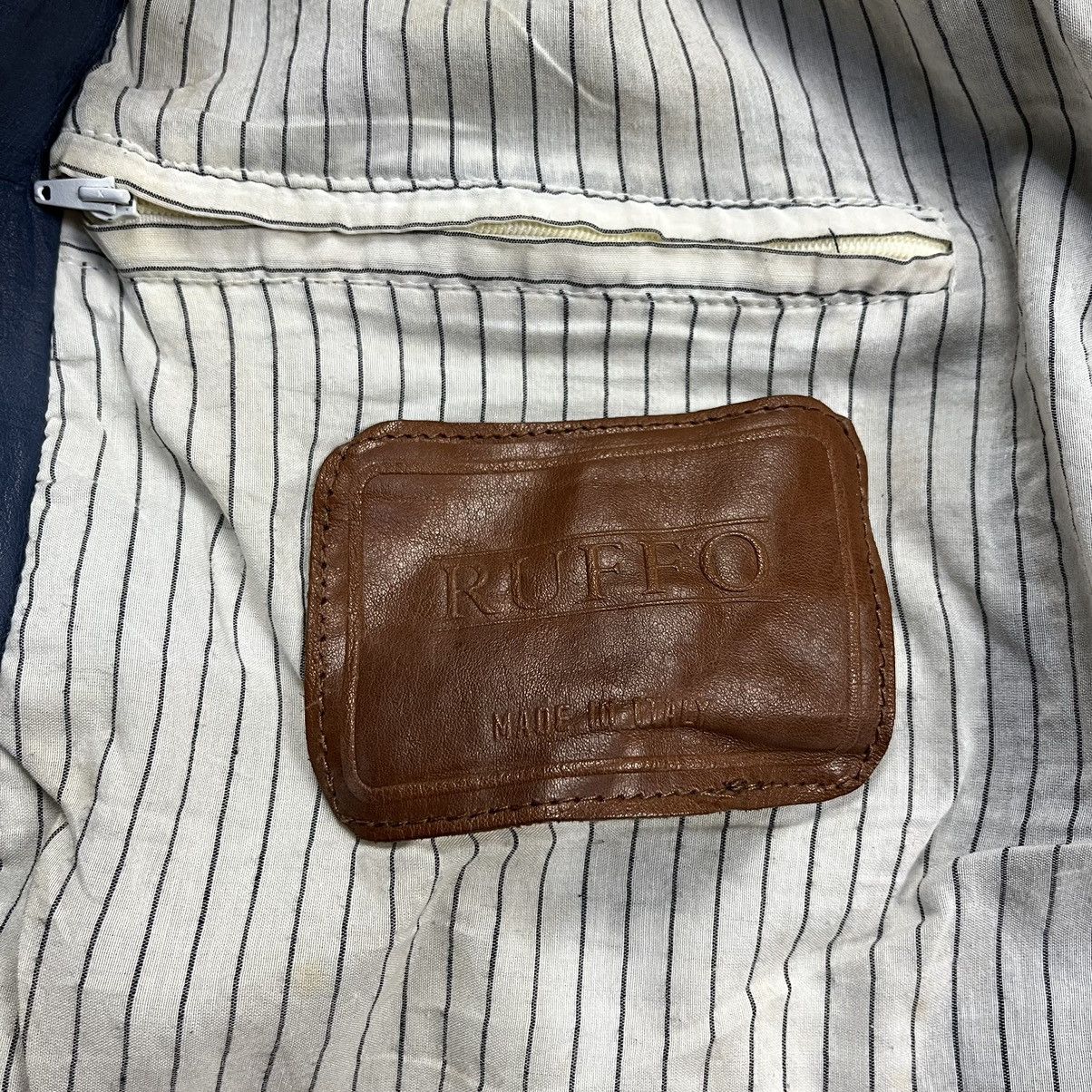 Ruffo Research Vintage 90s Ruffo A1 leather jacket Size US L / EU 52-54 / 3 - 9 Thumbnail