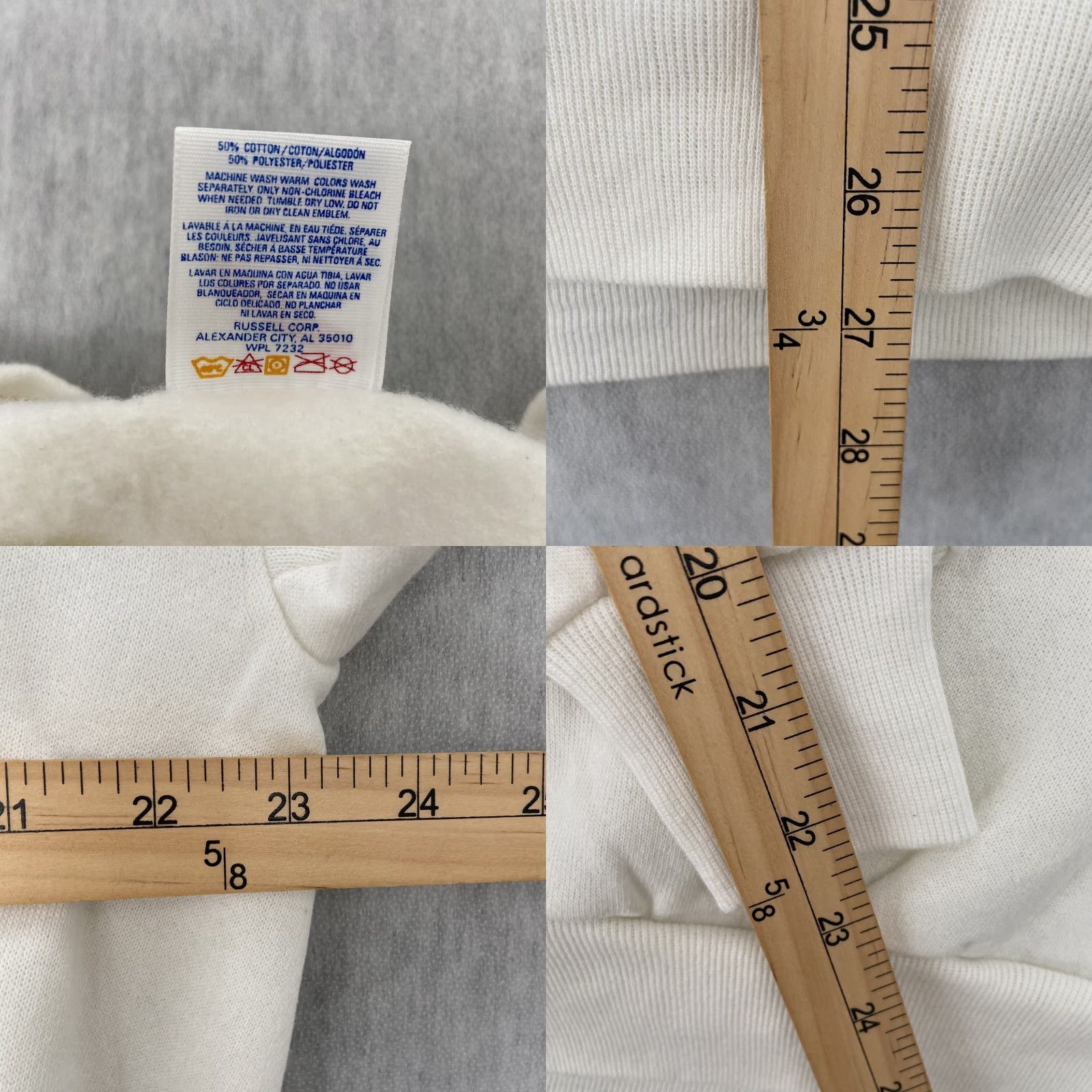 Jerzees VINTAGE JERZEES D Morgan Sweatshirt Adult Extra Large White Mother Graphic 1996 Mom 90s Size XL / US 12-14 / IT 48-50 - 8 Thumbnail