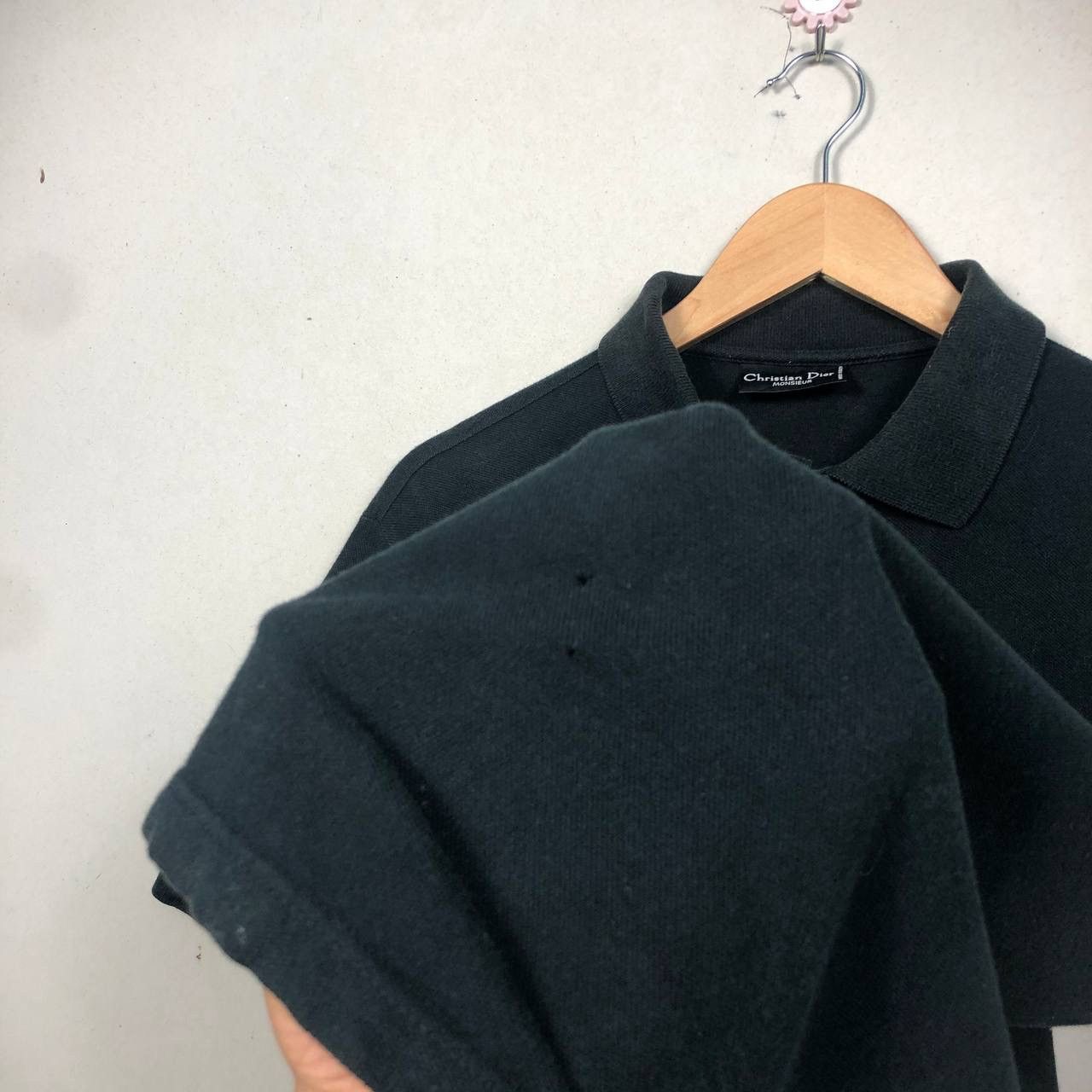 Christian Dior Monsieur Vintage Christian Dior Monsieur Black Polos Tshirt Size US M / EU 48-50 / 2 - 3 Thumbnail
