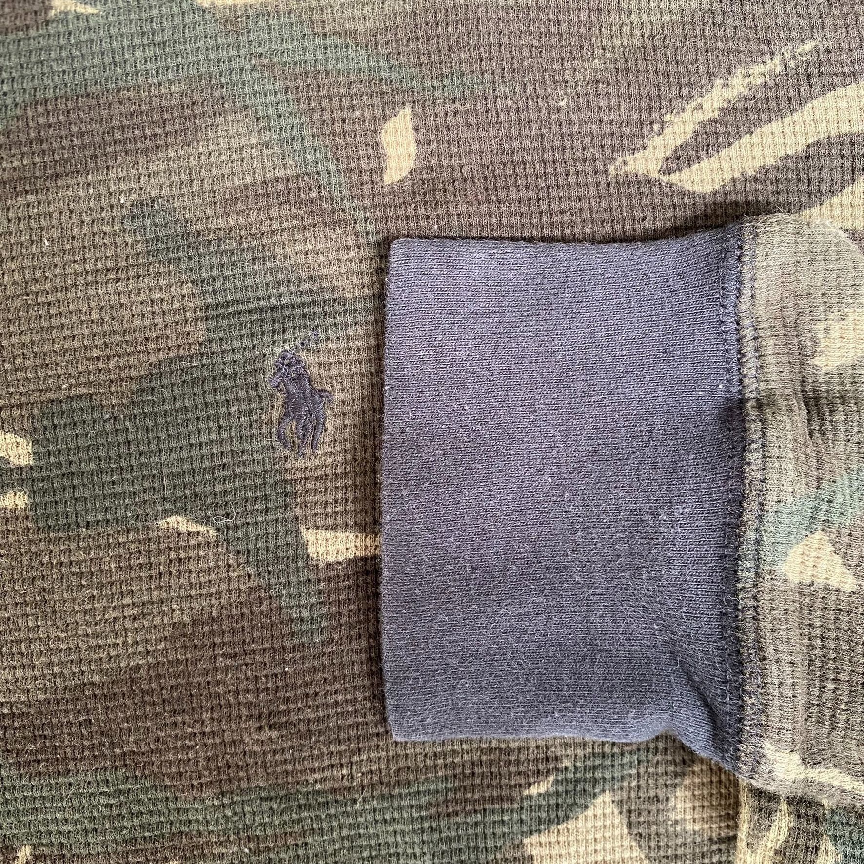 Polo Ralph Lauren Waffle Knit Thermal Tee Vintage Y2K Ralph Lauren Punk Tee Size US M / EU 48-50 / 2 - 3 Thumbnail
