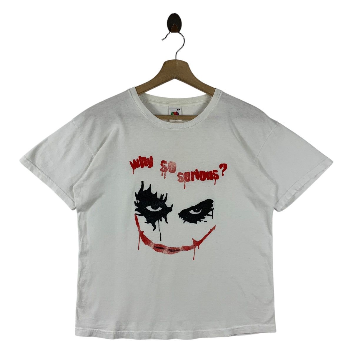 Vintage Vintage JOKER why so serious tee Size US M / EU 48-50 / 2 - 1 Thumbnail