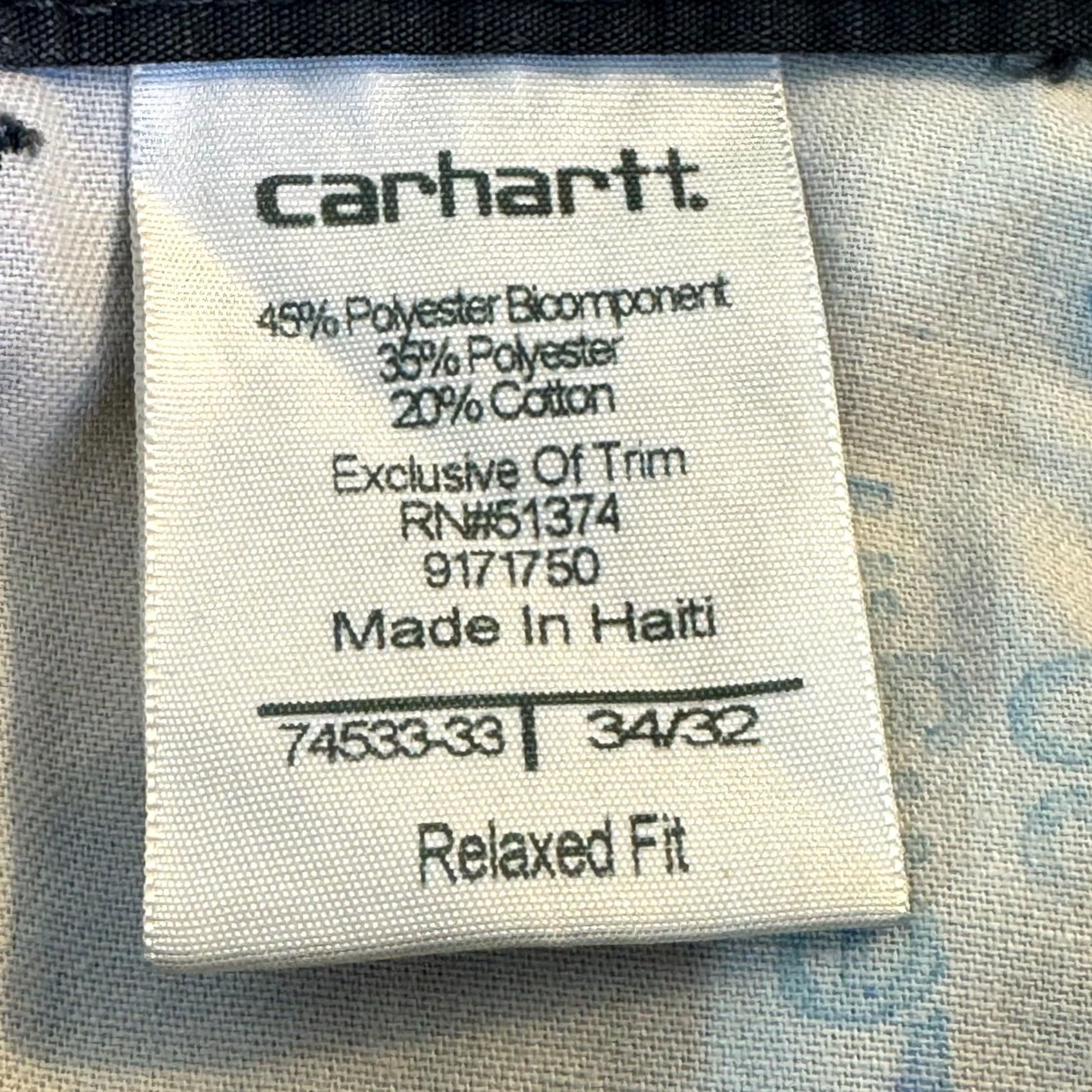 Carhartt Carhartt Pants Mens 34x32 Gray Ripstop Relaxed Fit Workwear Size US 34 / EU 50 - 6 Thumbnail