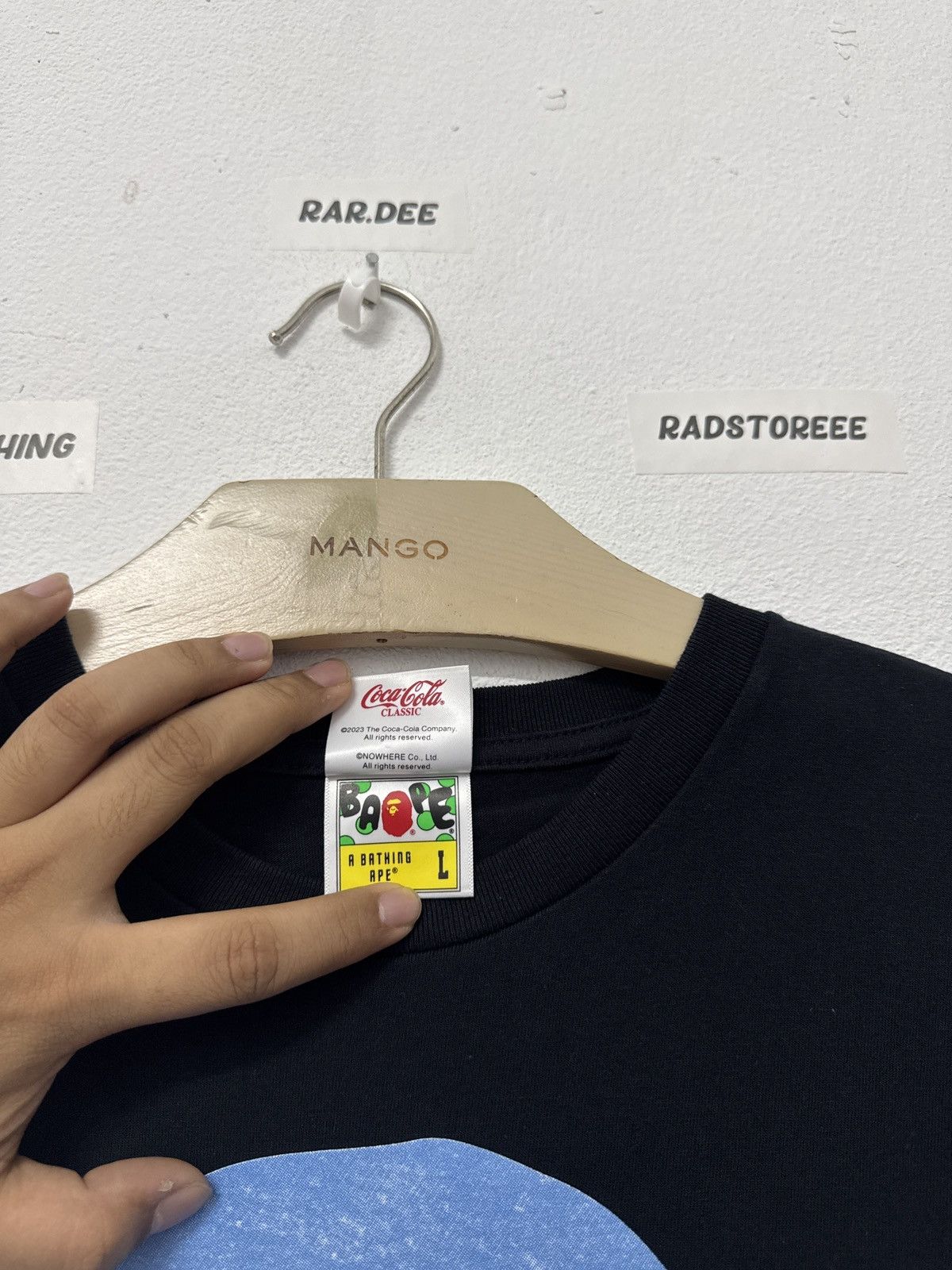 Bape × Coca Cola Bape x Coca Cola Big Head Tee Size US L / EU 52-54 / 3 - 5 Thumbnail