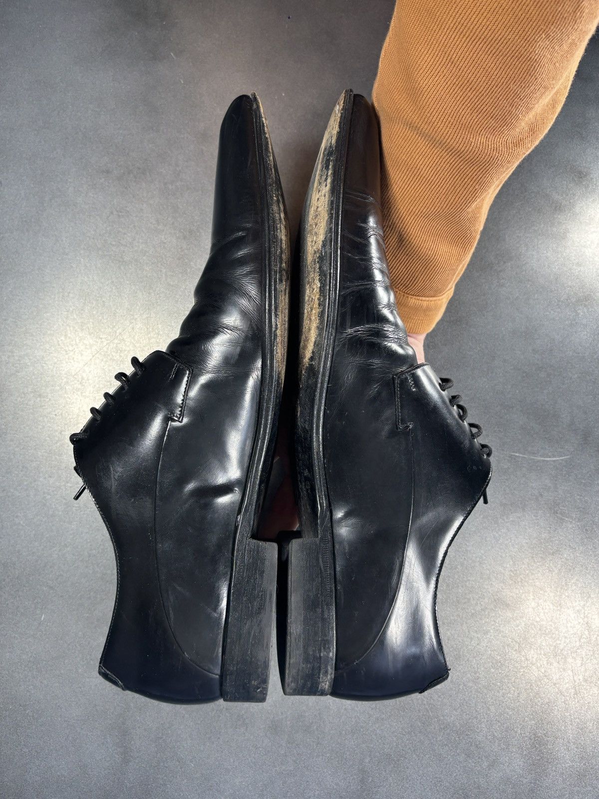 Dolce & Gabbana Vintage Dolce & Gabbana Patent Leather Pointed Toe Long 90s Size US 9.5 / EU 42-43 - 14 Thumbnail