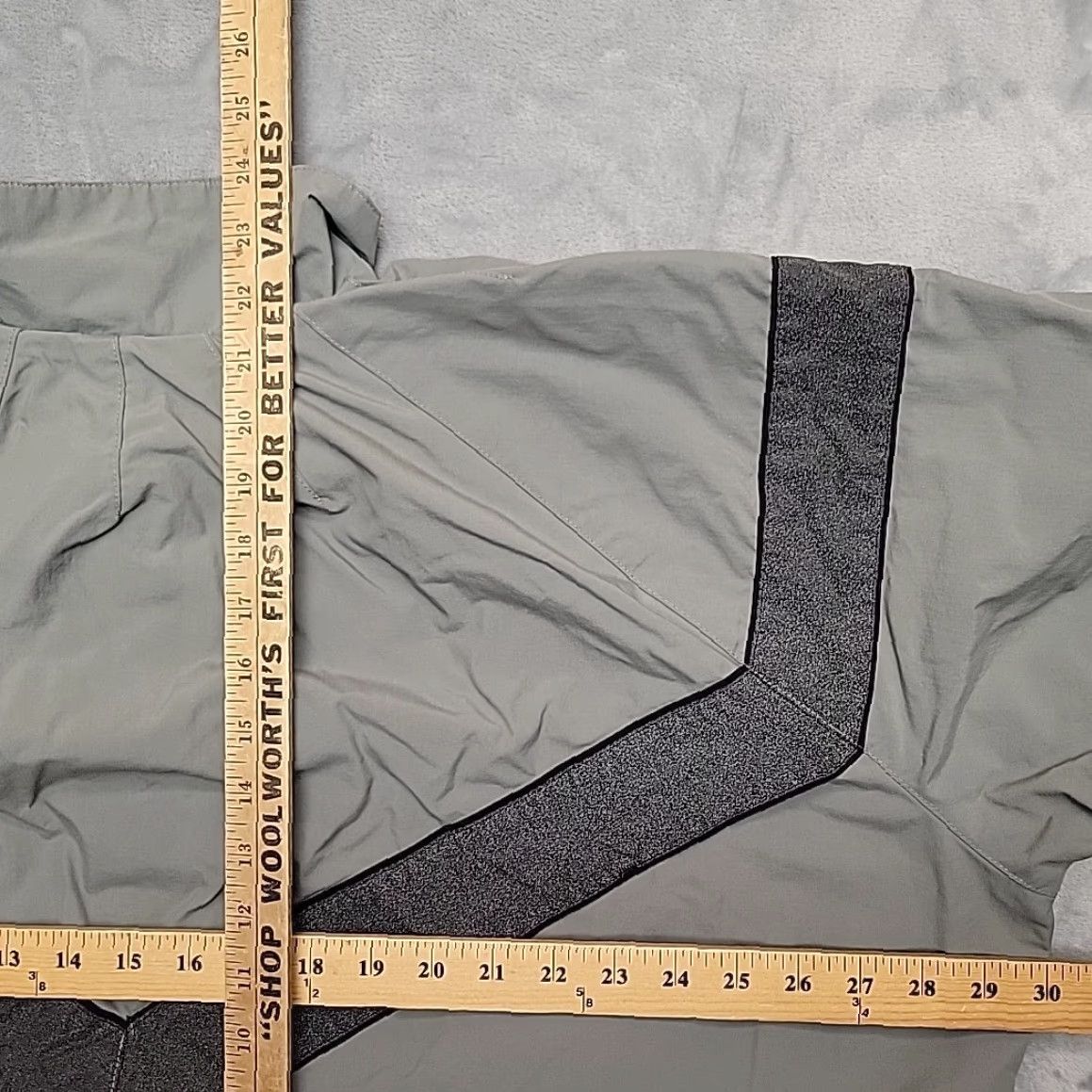 Vintage Army Jacket Mens L Short Gray Physical Fitness Uniform Military PT USA Windbreaker Zip Long Sleeve Regular Outdoor Running & Jogging Mens Size US 33 - 7 Thumbnail