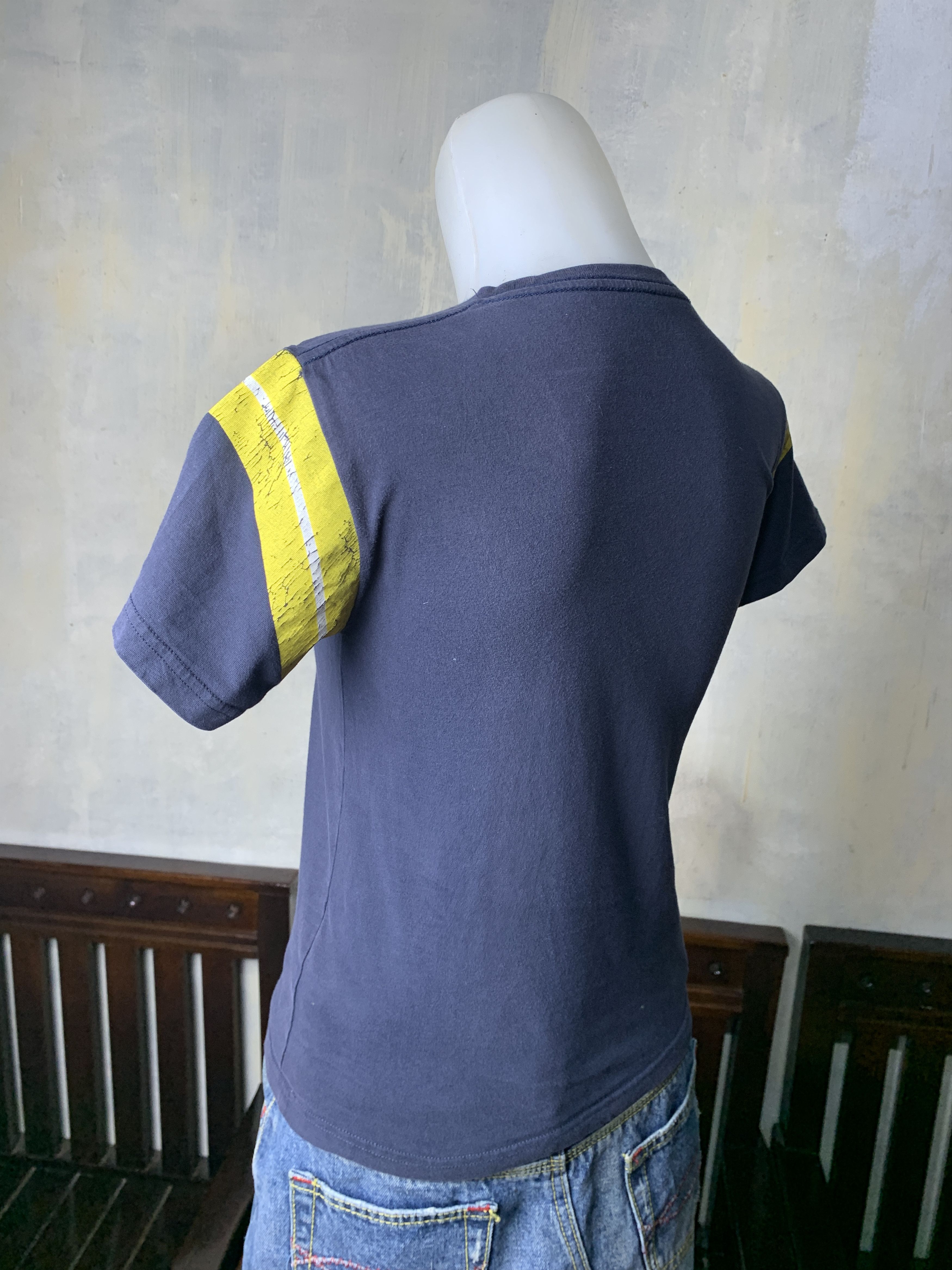 Polo Ralph Lauren Polo by Ralph Lauren Navy University Baby Tee (S) Size S / US 4 / IT 40 - 3 Thumbnail