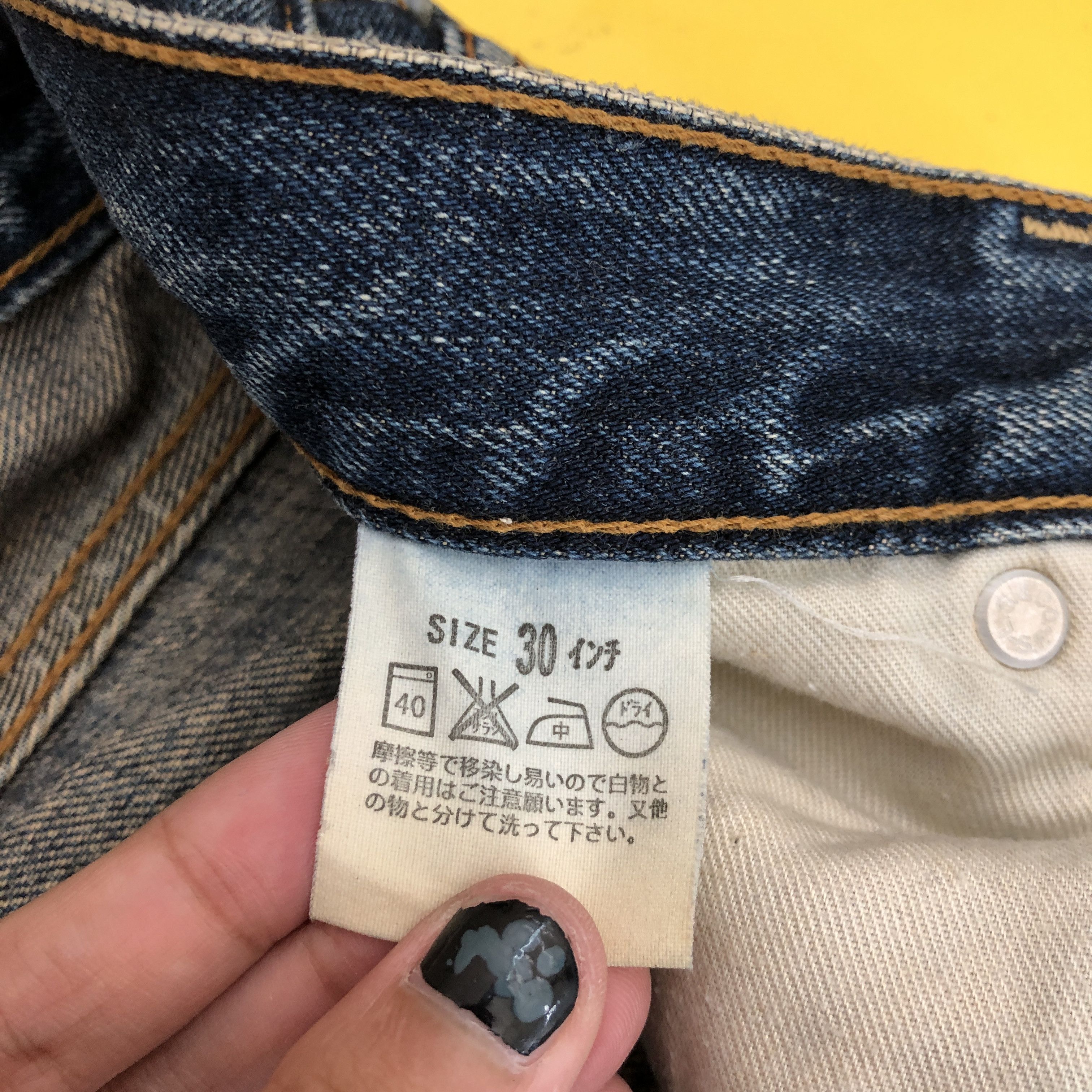 Levi's Vintage Levis 503 Stone Wash Jeans Levi's Dirty Denim Pants Size US 30 / EU 46 - 10 Thumbnail