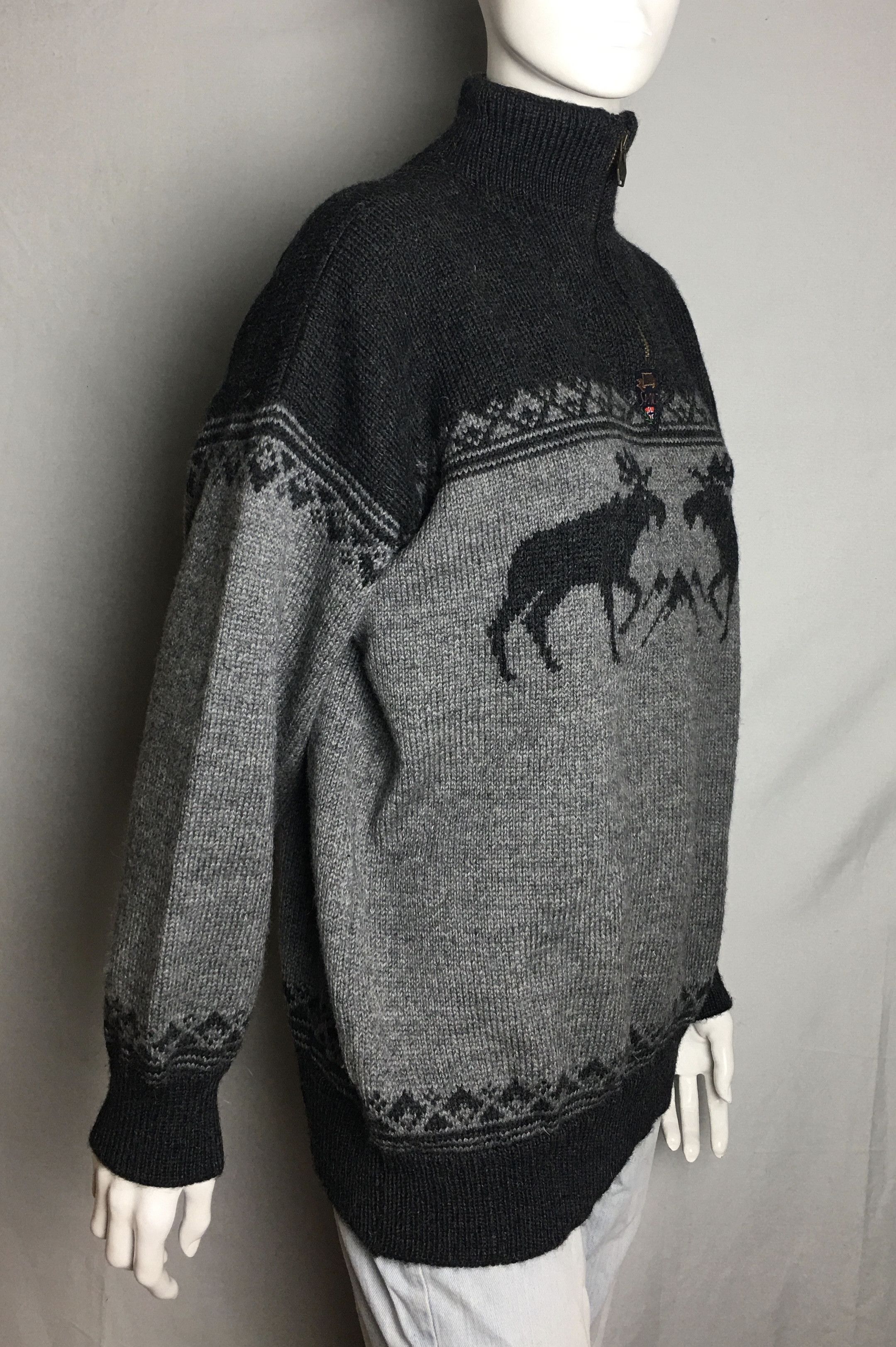 Dale Of Norway Dale of Norway Country Moose Vintage Wool Ski Sweater Mens L Size US L / EU 52-54 / 3 - 3 Thumbnail