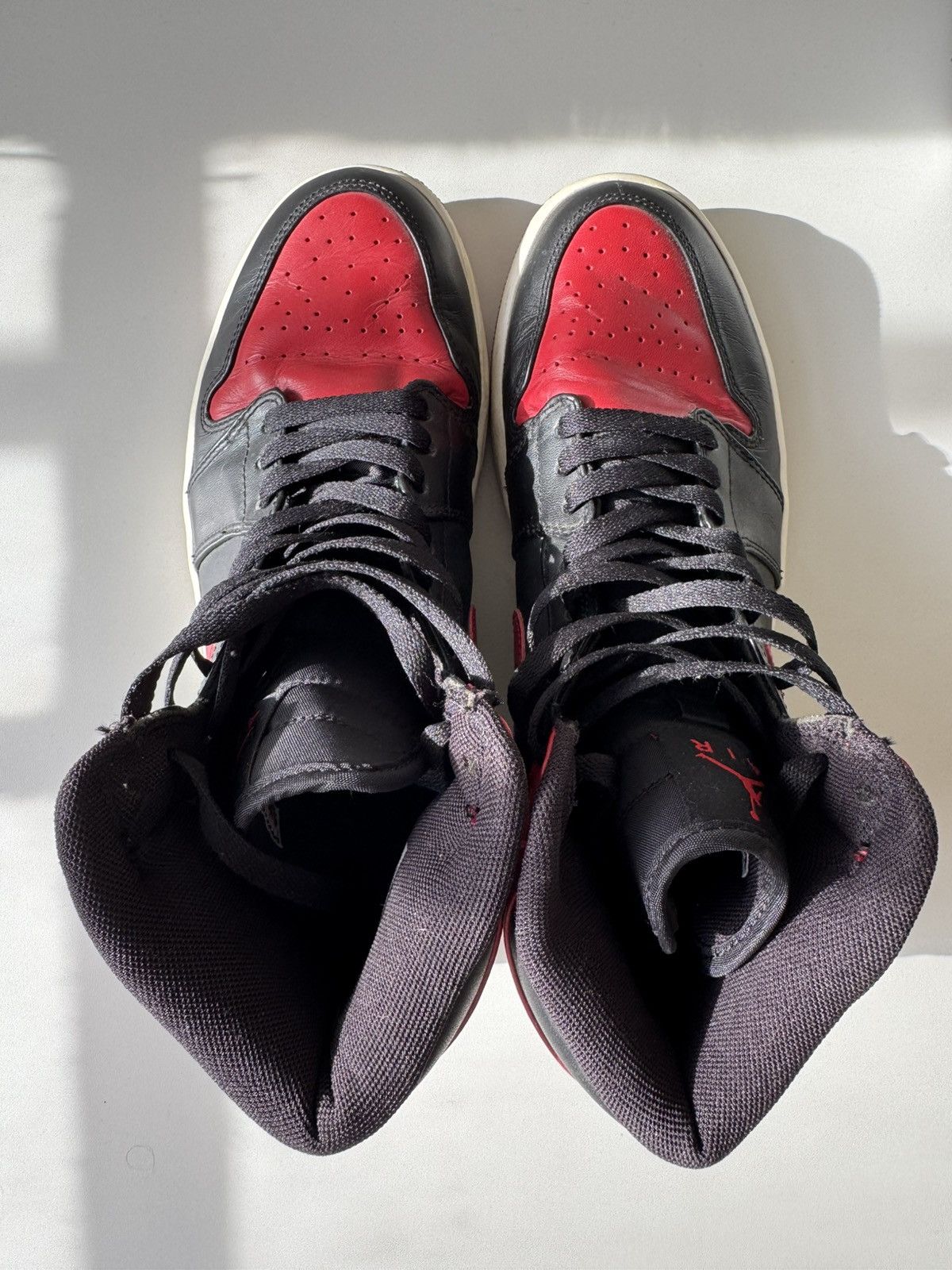 Nike Nike Air Jordan 1 High Retro DMP Chicago Bulls 09 Sz 9 Bred Size US 9 / EU 42 - 4 Thumbnail