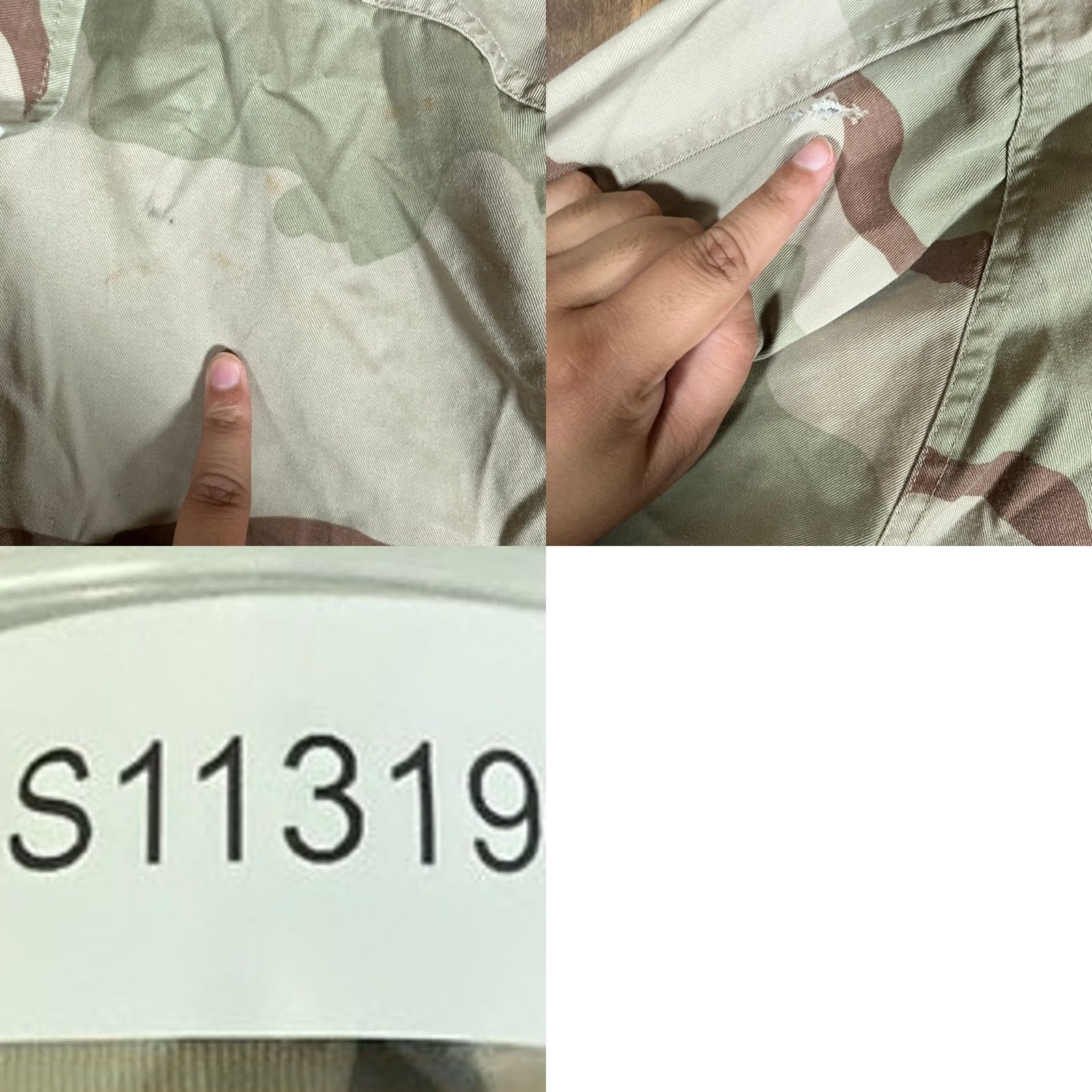 Vintage VINTAGE U.S Armed Forces Mens Coat Tan DCU Camouflage BDU Uniform Large Regular Jacket Men Tan DCU BDU Coat Size US L / EU 52-54 / 3 - 9 Thumbnail