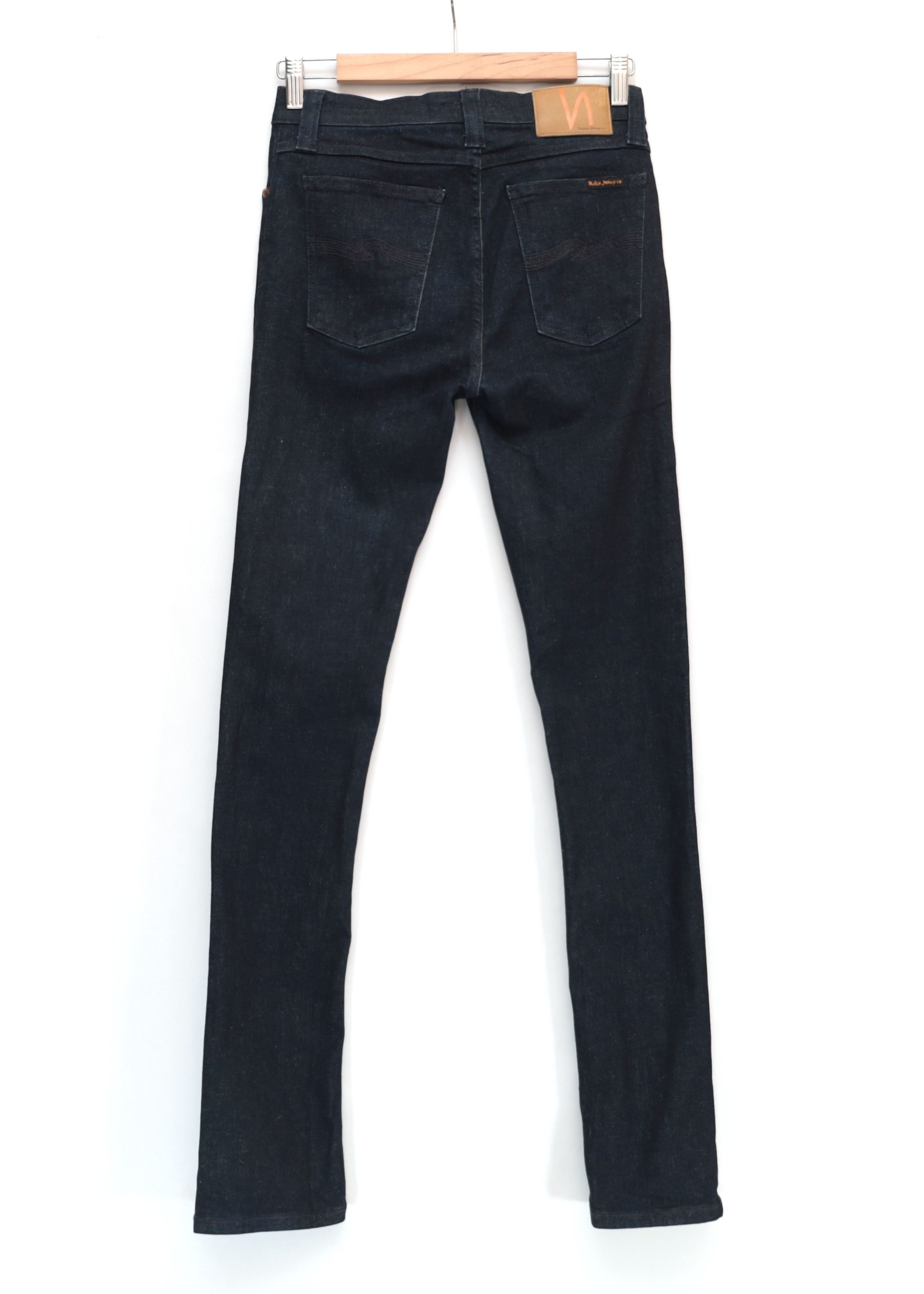 Nudie Jeans Nudie HIGH-KAI Jeans W29 L32 Recycle Dry Navy Organic Skinny Size US 29 - 3 Thumbnail