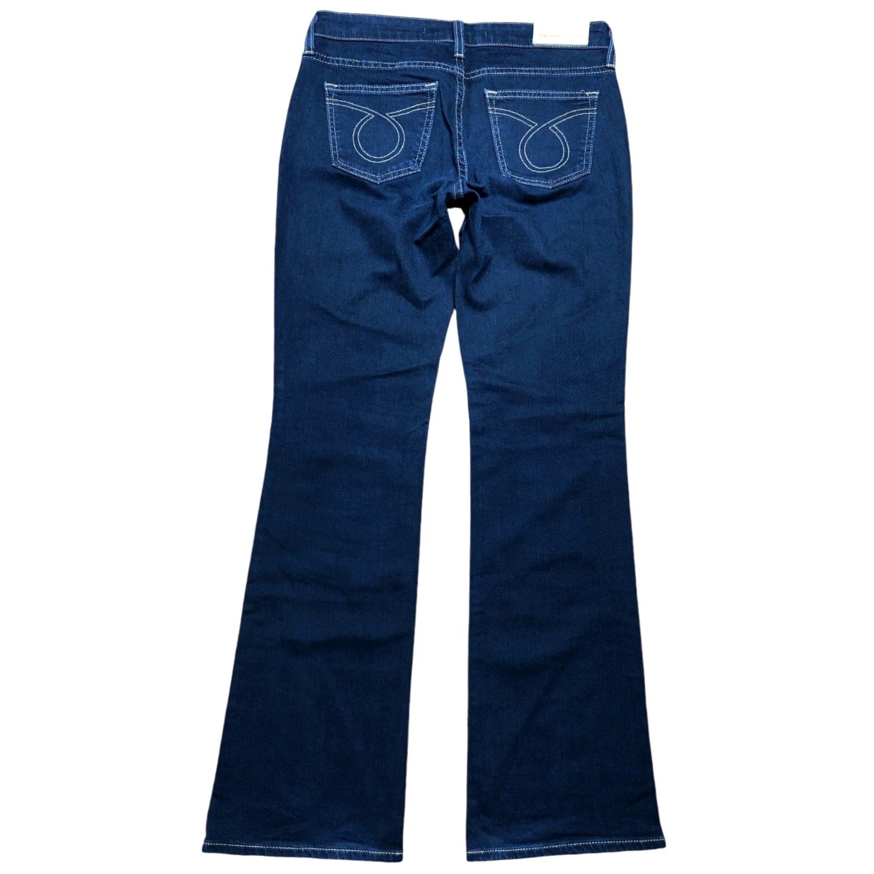 Denime BIG STAR Jeans Womens 27 31 Inseam Bootcut Stretch Denim Blue Low Rise 5-Pocket USA Cowboy Color Blue Size 27 Womens Regular Size 27" / US 4 / IT 40 - 2 Thumbnail
