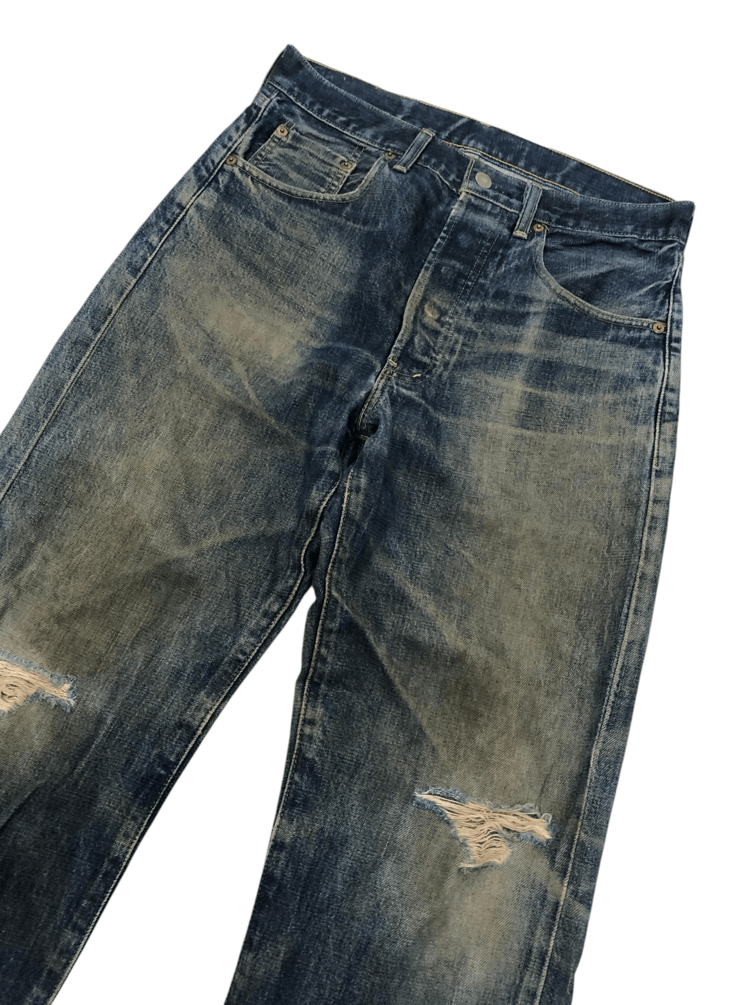 4GSELLER × Levi's Levi's 503 Selvedge denim 5 button distress made in Japan Size US 32 / EU 48 - 3 Thumbnail
