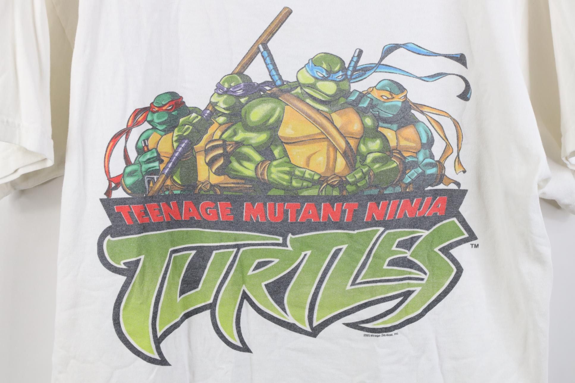 Vintage Vintage Y2K 2003 Teenage Mutant Ninja Turtles Promo T-Shirt Size US M / EU 48-50 / 2 - 4 Thumbnail