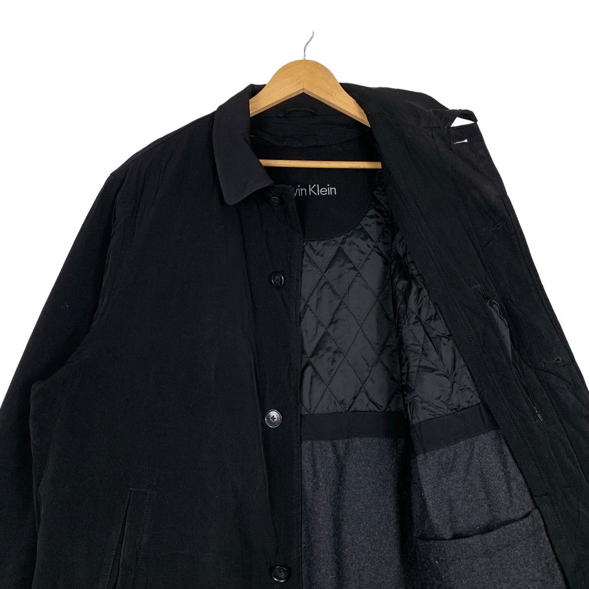 Calvin Klein CALVIN KLEIN Button Casual Collared Coat Jacket #1151-C53 Size US XL / EU 56 / 4 - 10 Thumbnail