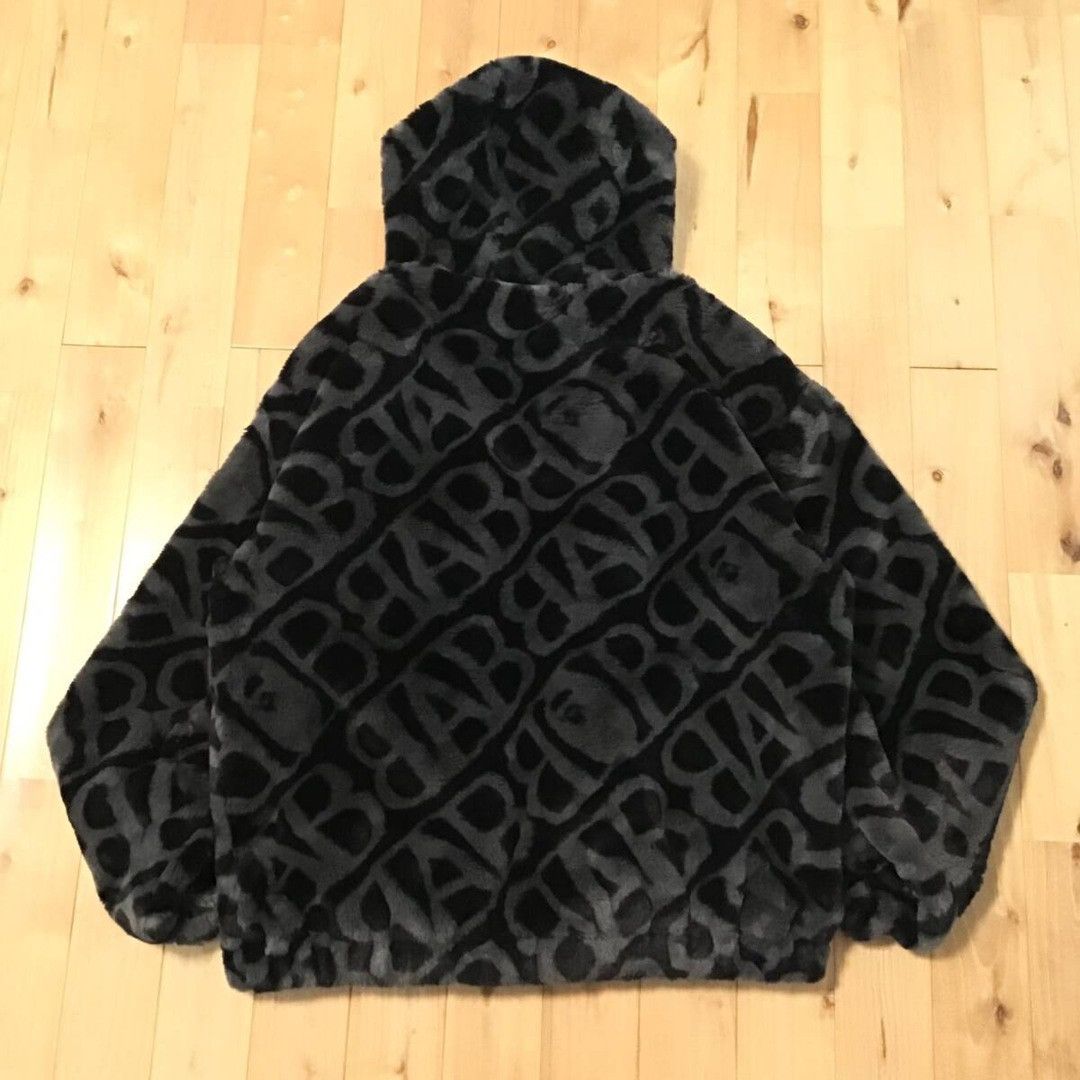 Bape BAPE SPORT MONOGRAM FAKE FUR HOODIE JACKET a bathing ape Size US XL / EU 56 / 4 - 3 Thumbnail