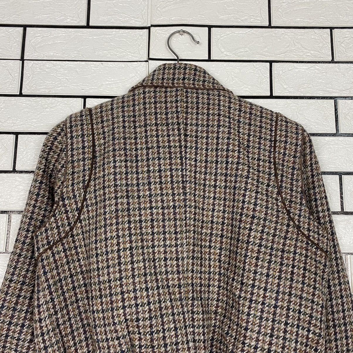 Harris Tweed 📌Vintage Wool Bomber Jacket Harris Tweed Tartan Design Size US M / EU 48-50 / 2 - 10 Thumbnail