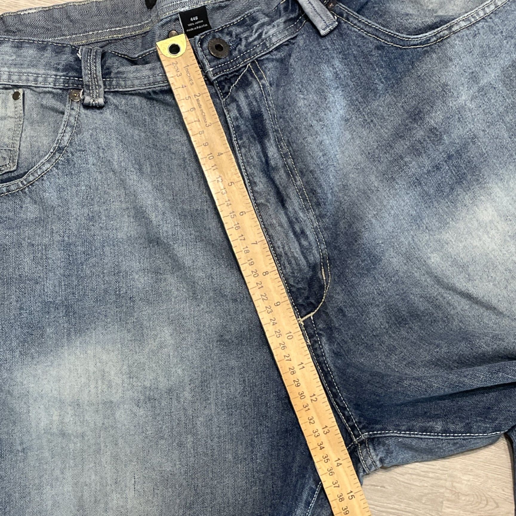 Sean John VINTAGE Sean John Baggy Jean Shorts Bermuda 90s Size 44 Blue Mens Size US 44 / EU 60 - 5 Thumbnail