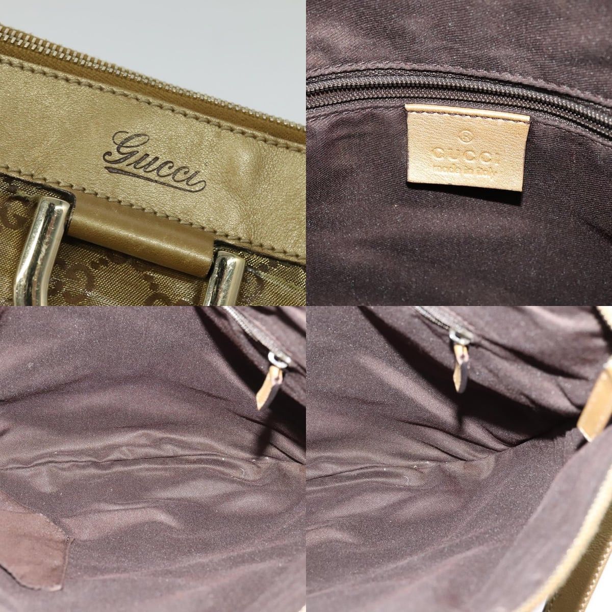 Gucci GUCCI GG Crystal Shoulder Bag Gold Size ONE SIZE - 11 Thumbnail