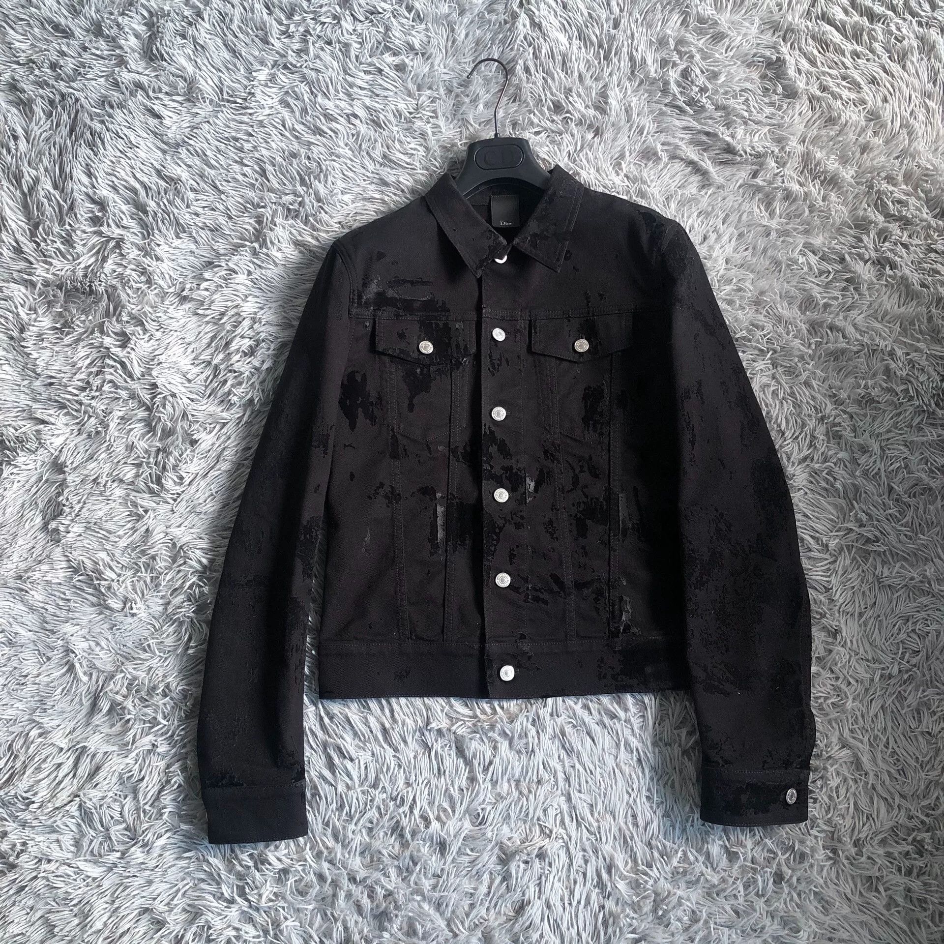 Dior dior paint splatter denim jacket Size US M / EU 48-50 / 2 - 1 Thumbnail