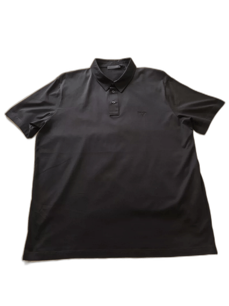 Prada PRADA Black Polo Shirt Size XXL with Tags Size US XXL / EU 58 / 5 - 1 Thumbnail
