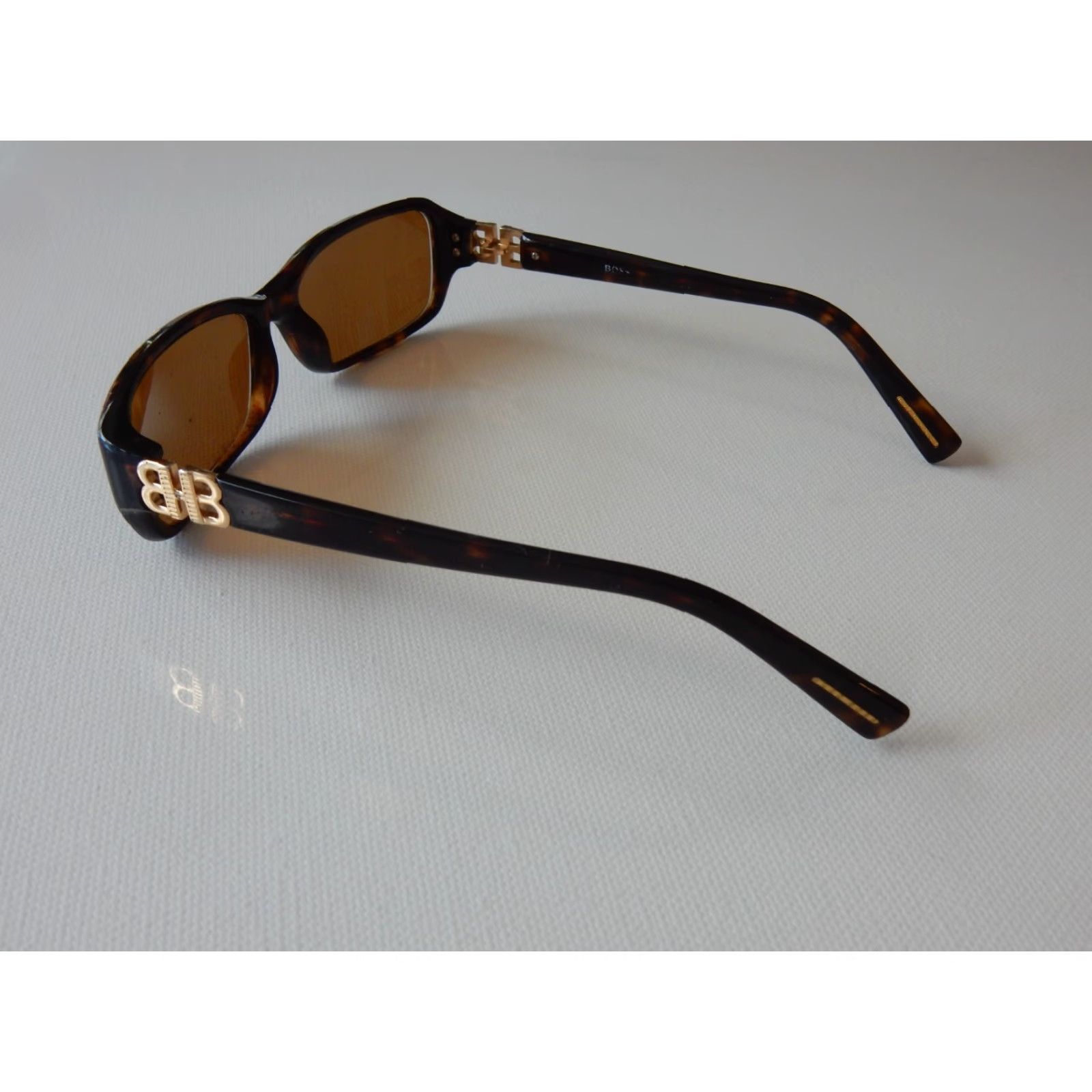Hugo Boss VINTAGE HUGO BOSS Eyeglasses Frames Women Brown 53[]15 1125 0089/U 066 Size ONE SIZE - 3 Thumbnail