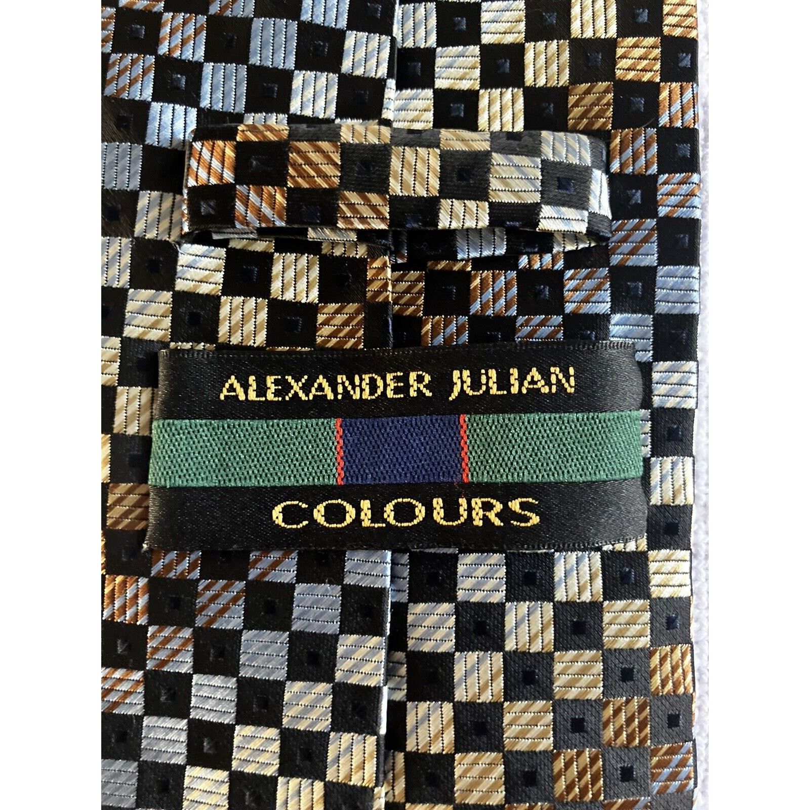 Alexander Julian COLOURS ALEXANDER JULIAN Neck Tie black diamond Pattern Size ONE SIZE - 3 Thumbnail