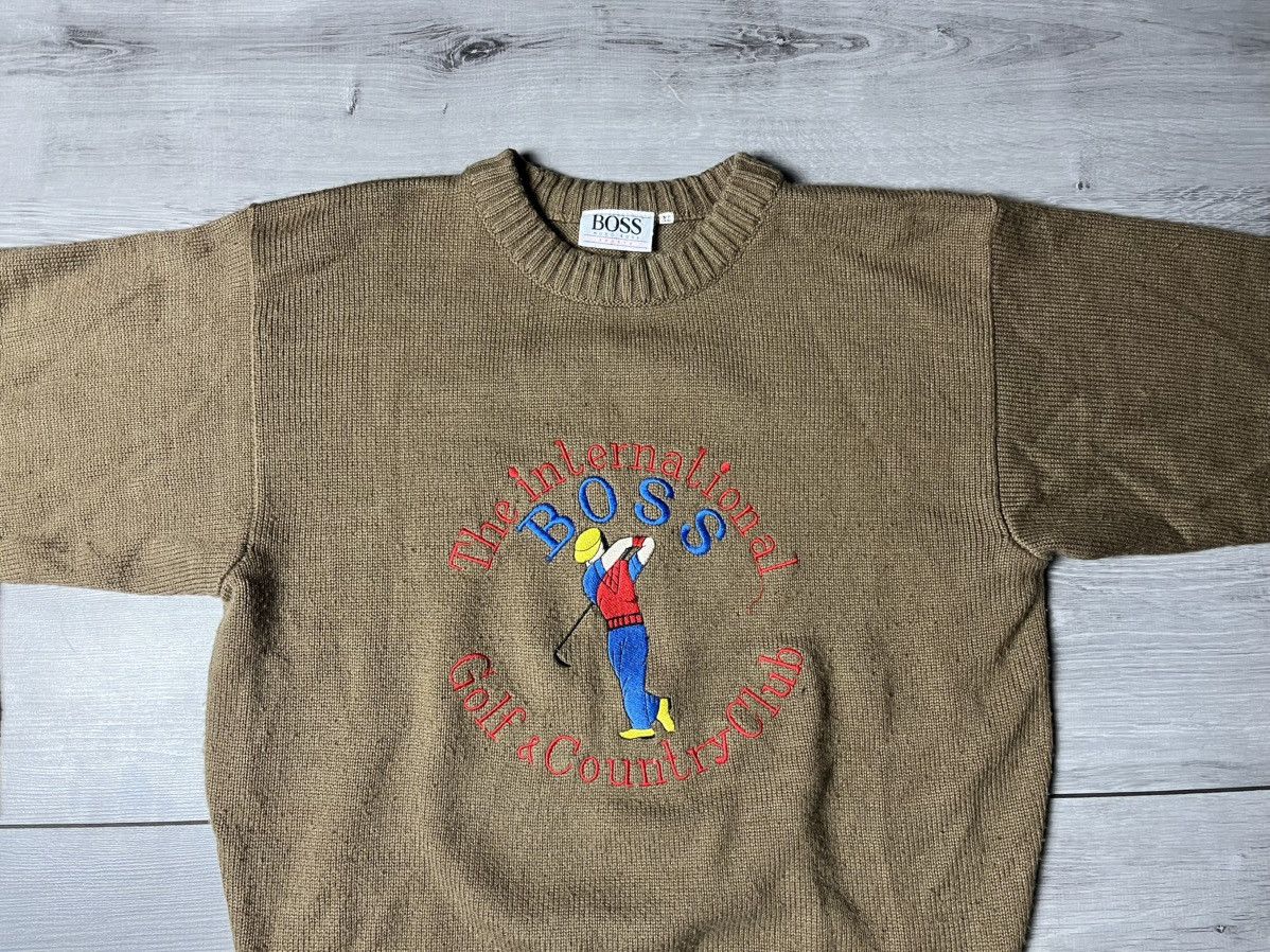 Hugo Boss Vintage Hugo Boss sweater the international golf size XLarge Size US XL / EU 56 / 4 - 3 Thumbnail