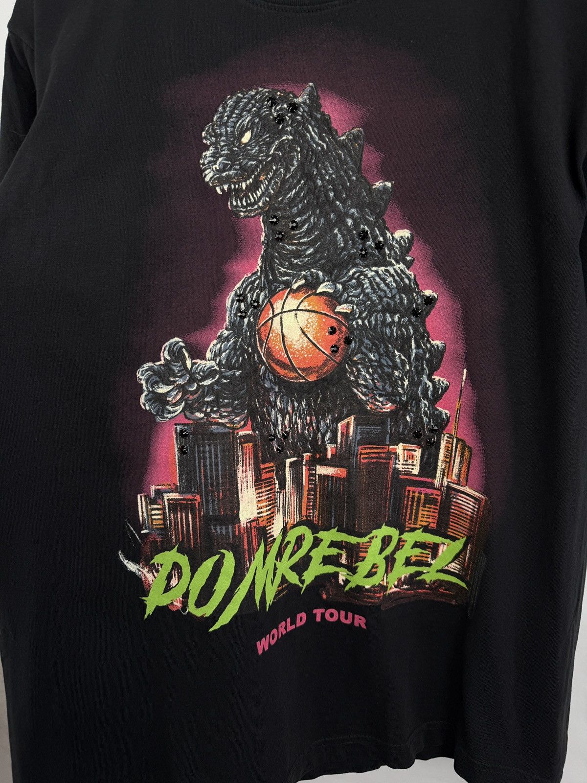 DOMREBEL 🇨🇦 DOMREBEL Godzilla Basketball World Tour T-Shirt Made USA Size US S / EU 44-46 / 1 - 6 Thumbnail