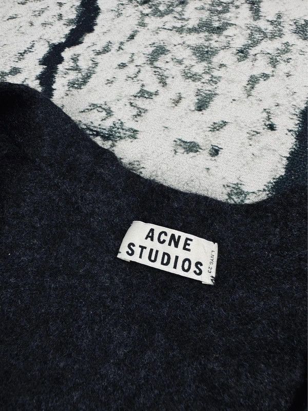 Acne Studios Acne Studios Gray Mohair Cardigan Sweater XS Size XS / US 0-2 / IT 36-38 - 4 Thumbnail