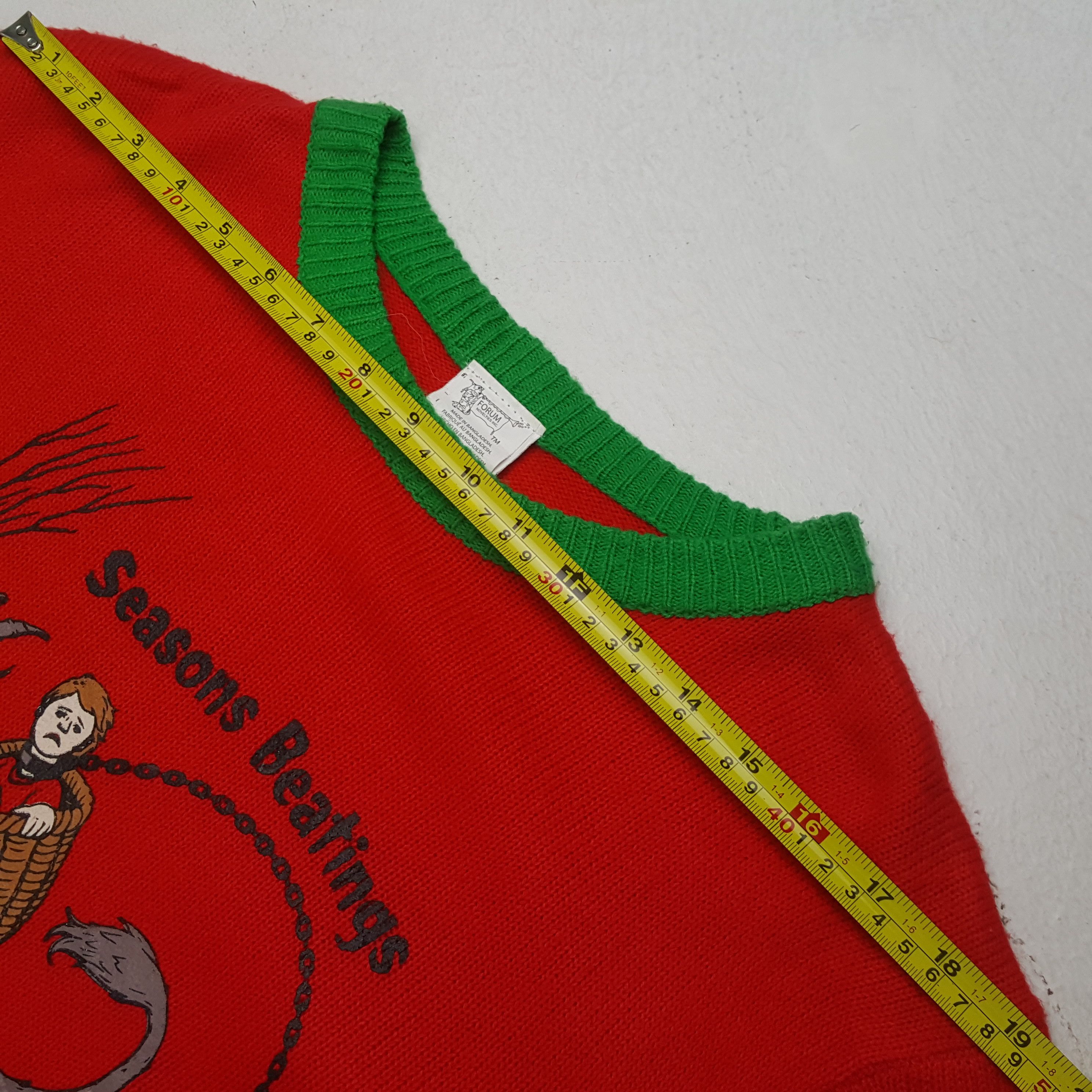 Vintage Vintaga Krampus Season Beanting Brand Sweatshirt RR5 Size US M / EU 48-50 / 2 - 6 Thumbnail