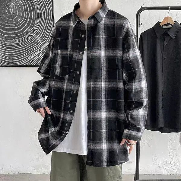 VIBE Vintage Loose Plaid Shirt Size US M / EU 48-50 / 2 - 3 Thumbnail