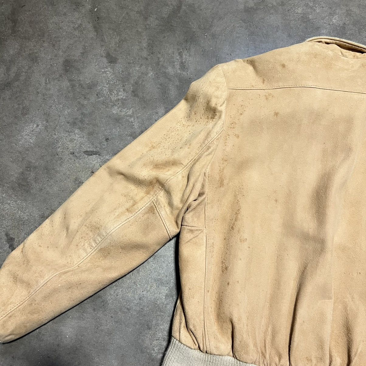 Saks Fifth Avenue Vintage Saks Fifth Ave Suede Leather Bomber Jacket 70s 80s Size US M / EU 48-50 / 2 - 10 Thumbnail