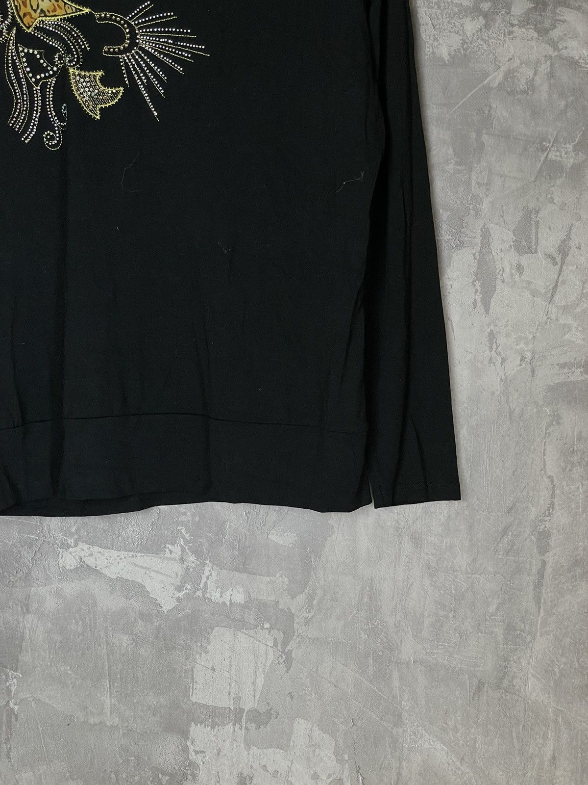 Just Cavalli × Roberto Cavalli × Vintage Roberto Cavalli Vintage Y2K Art Gallery Long Sleeve Size M / US 6-8 / IT 42-44 - 6 Thumbnail