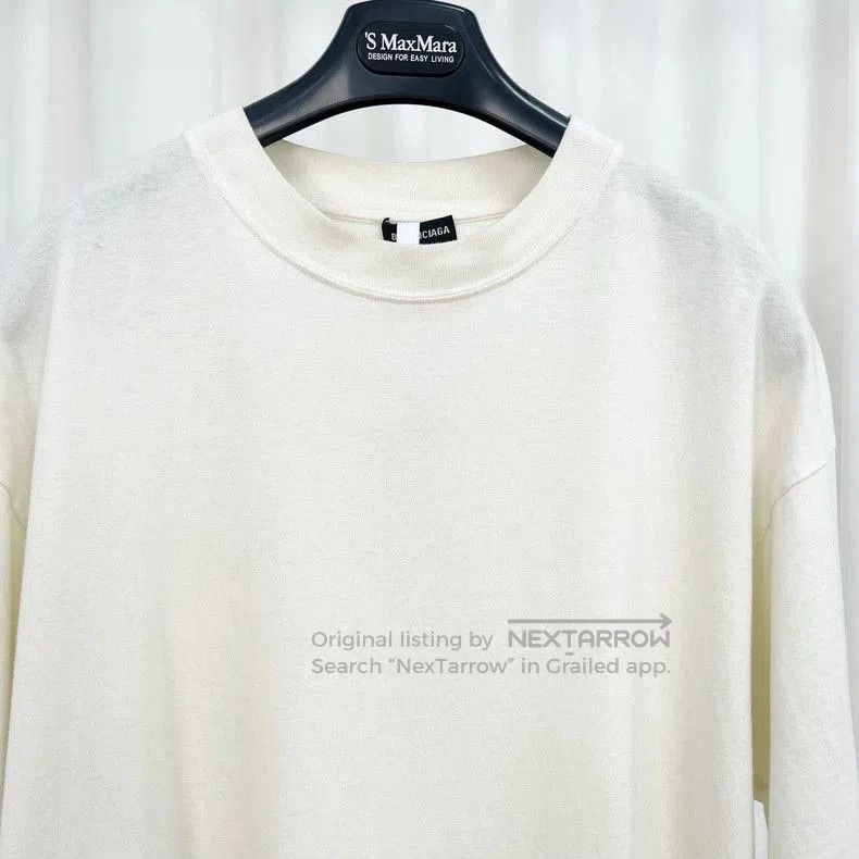Balenciaga Balenciaga Embroidered Hem Letter Short Sleeve. Size US XS / EU 42 / 0 - 3 Thumbnail