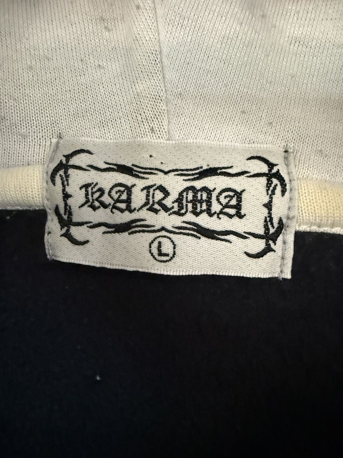 If Six Was Nine 🔥 Japan Streetwear Karma Gothic Sweat Hoodie - L Size US L / EU 52-54 / 3 - 7 Thumbnail