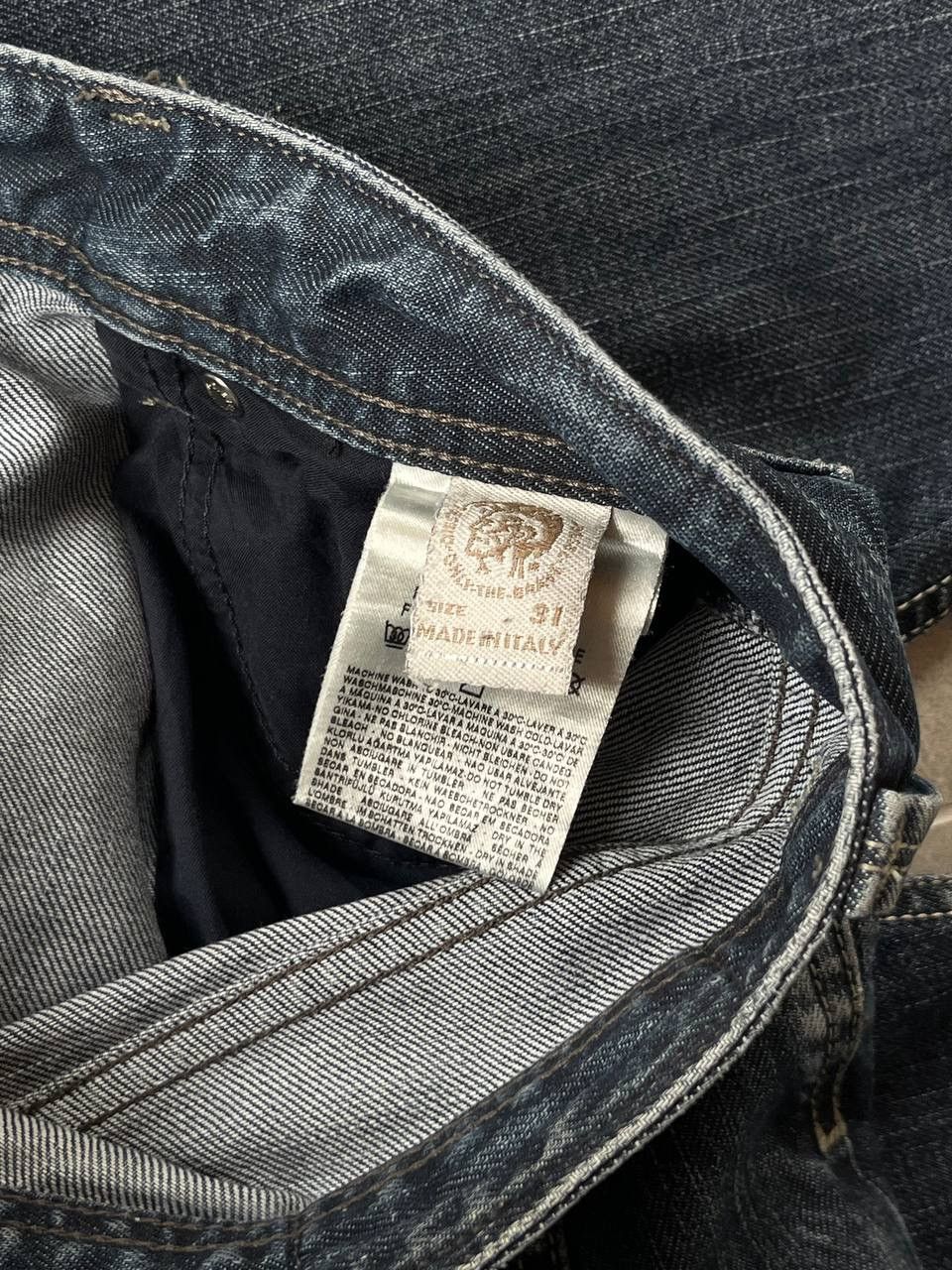 Diesel Diesel Larkee Raw Straight Jeans Size US 31 - 6 Thumbnail