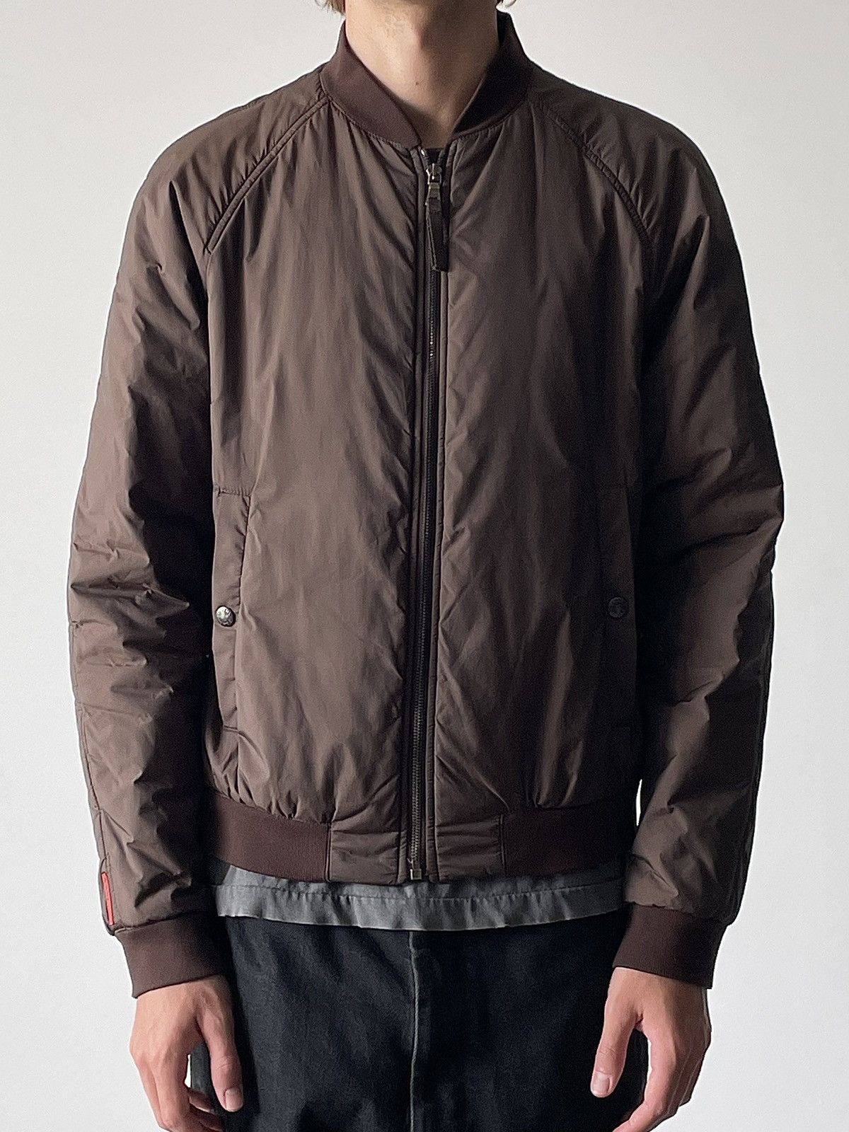 Prada Prada 2000’s Padded Nylon Bomber Size US M / EU 48-50 / 2 - 2 Thumbnail