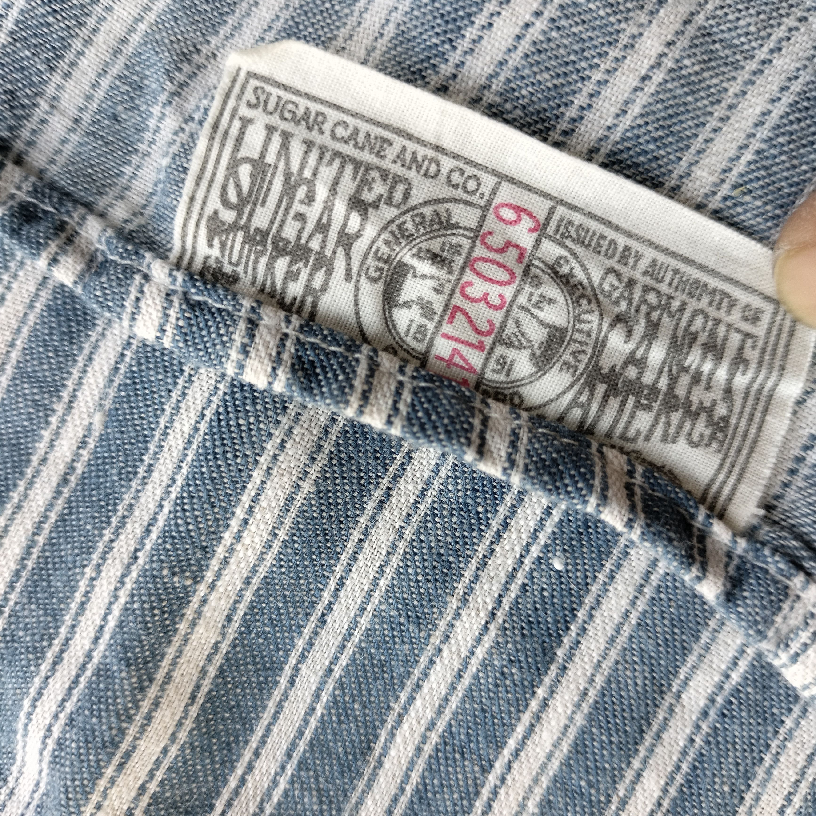 Sugar Cane Vintage sugar cane toyo enterprise japan hickory S/S shirt Size US M / EU 48-50 / 2 - 5 Thumbnail