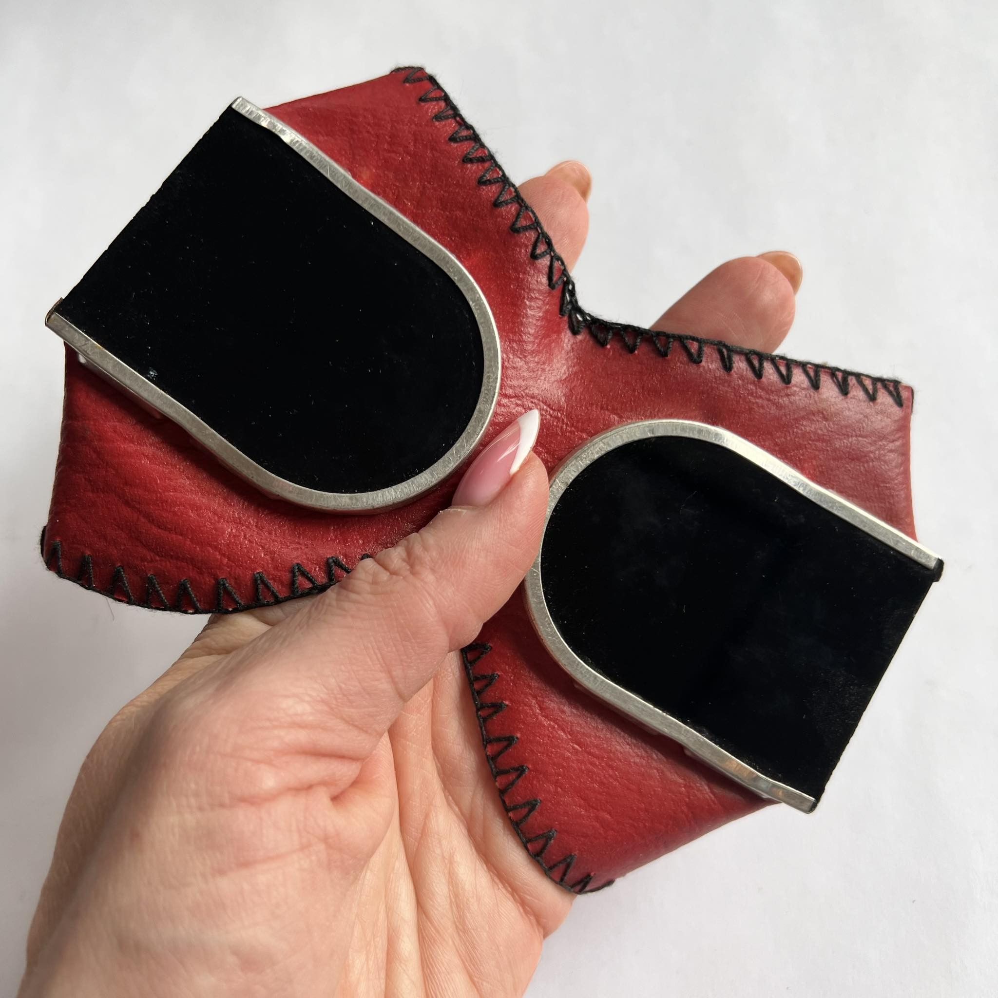 Vintage Rare Vintage USSR Welding Safety Protective Glasses Leather Size ONE SIZE - 1 Thumbnail