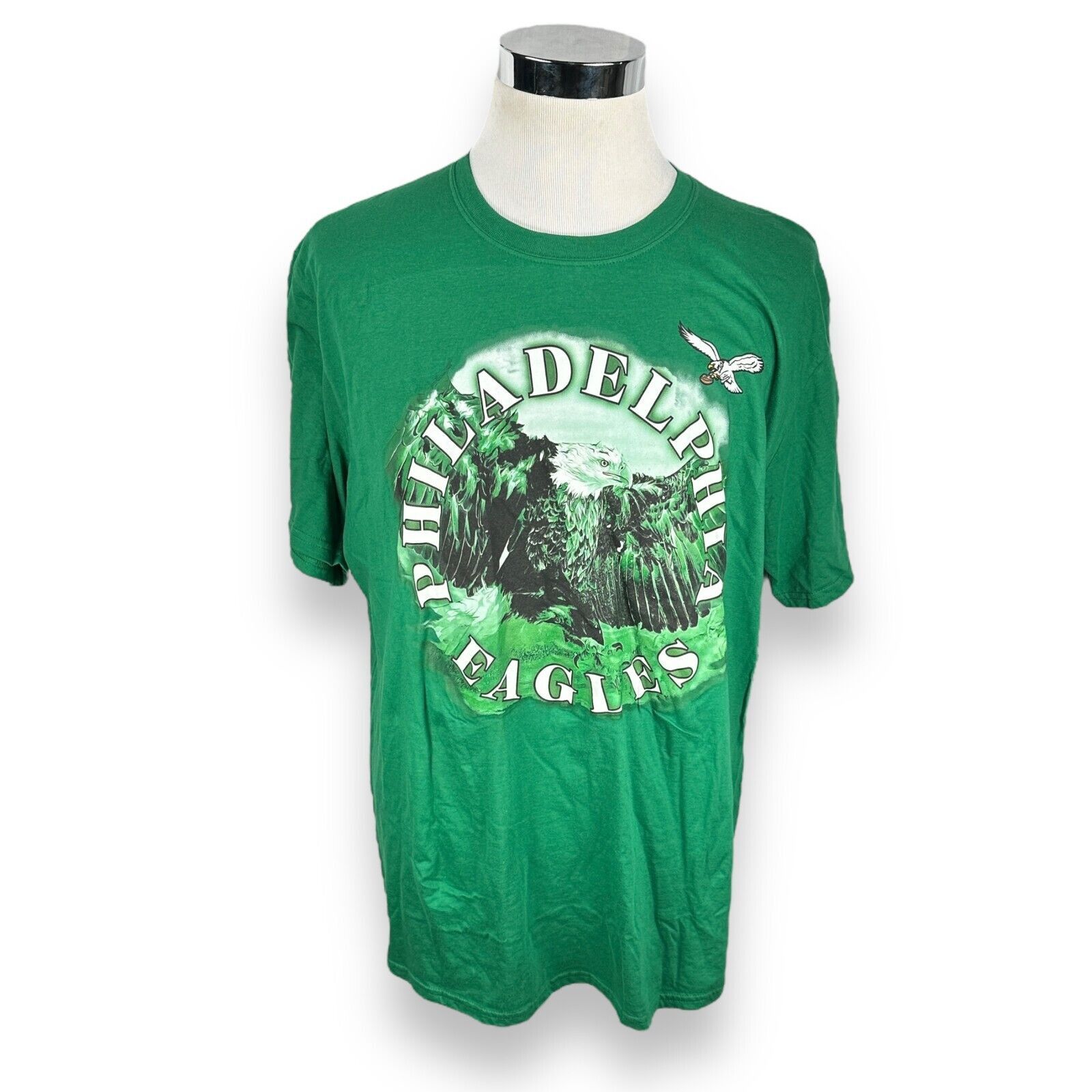 NFL Philadelphia Eagles T-Shirt Men’s 1XB Kelly Green Retro Size US XXL / EU 58 / 5 - 1 Thumbnail