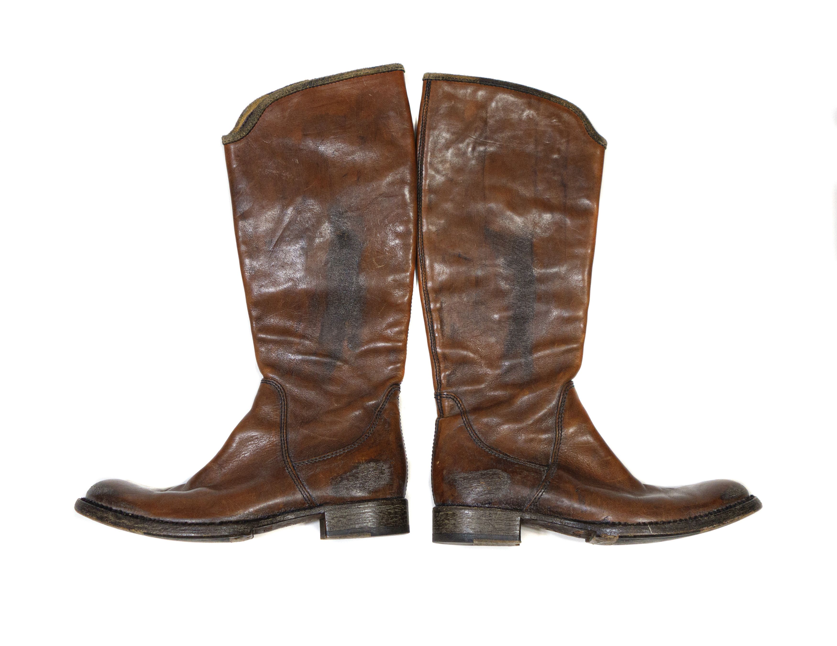 MoMA 00S Cowboy Leather Boots Vintage Size US 8.5 / IT 38.5 - 1 Thumbnail