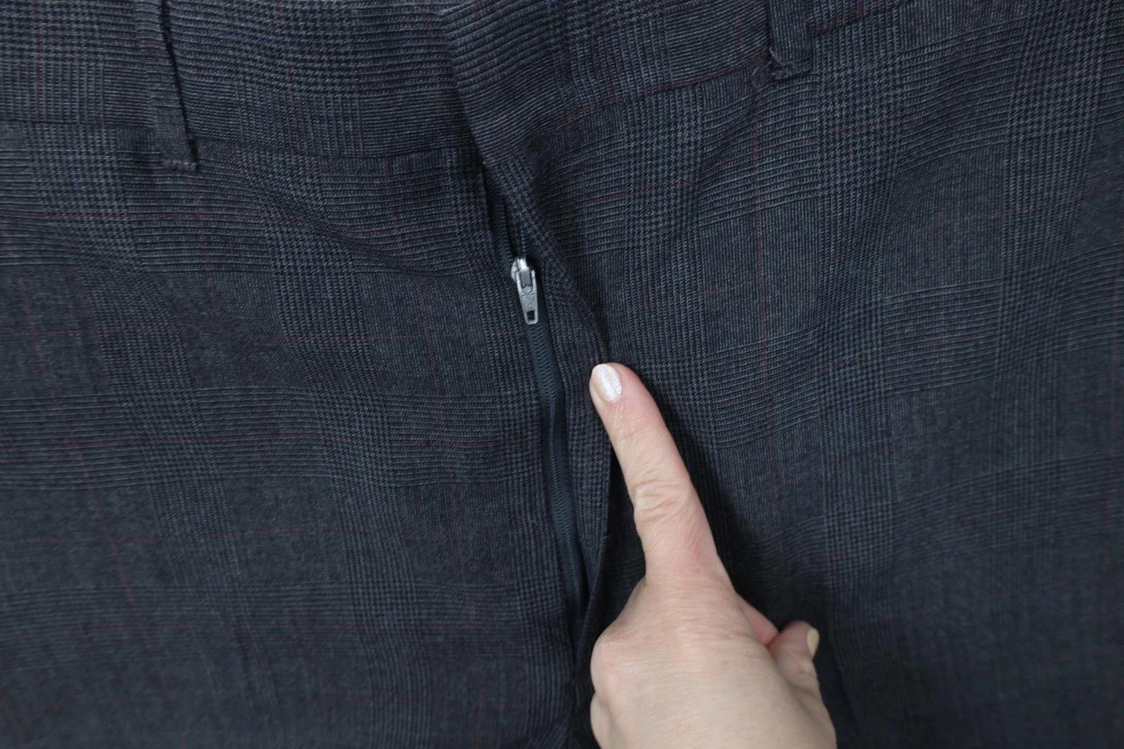 Vintage Vintage 70s Streetwear Wide Leg Chino Pants Plaid Size US 36 / EU 52 - 5 Thumbnail